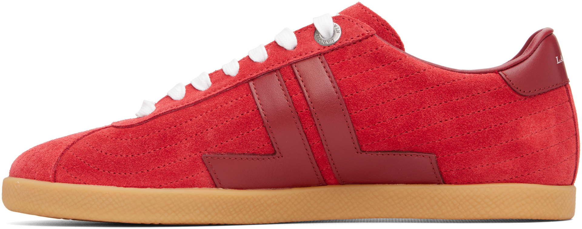 Lanvin - Baskets Glen 2.0 bourgogne