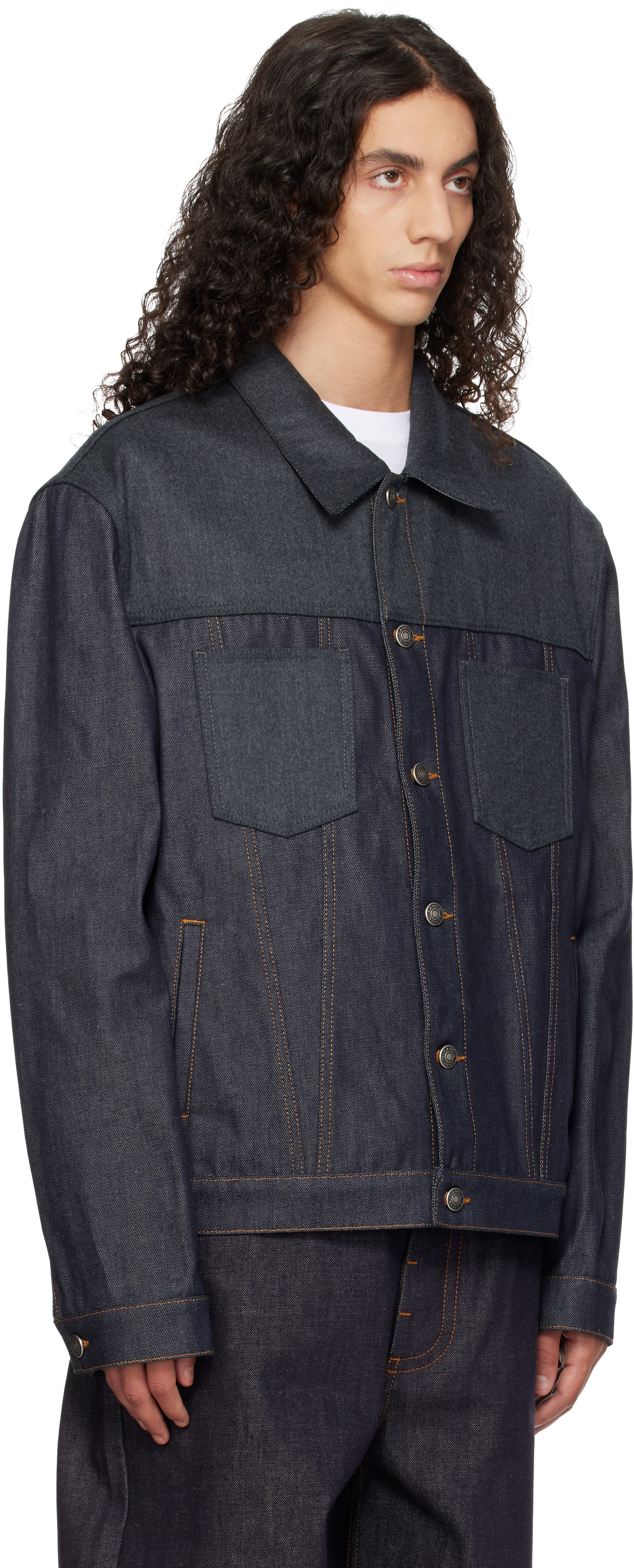 Lanvin - Blouson bleu en denim