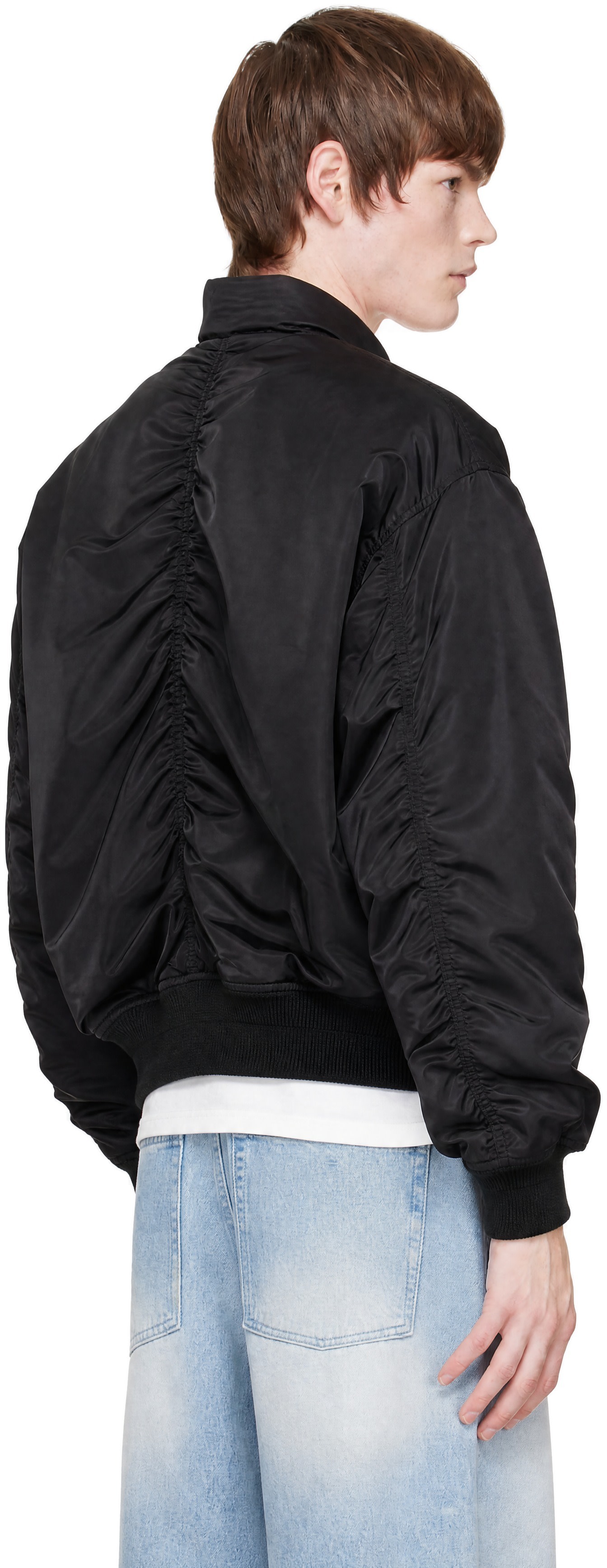 COOR - Black Stand Collar Neck Down Jacket