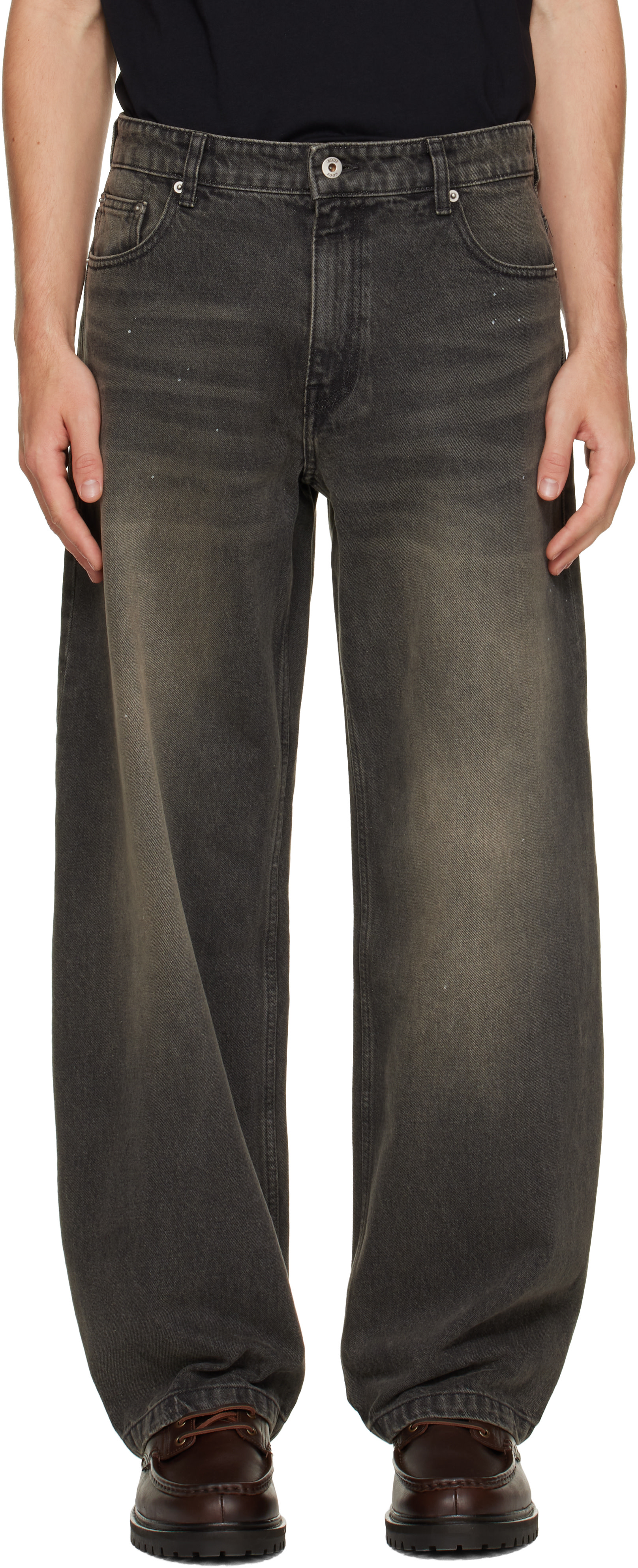 COOR - Brown Back Side Washed Jeans