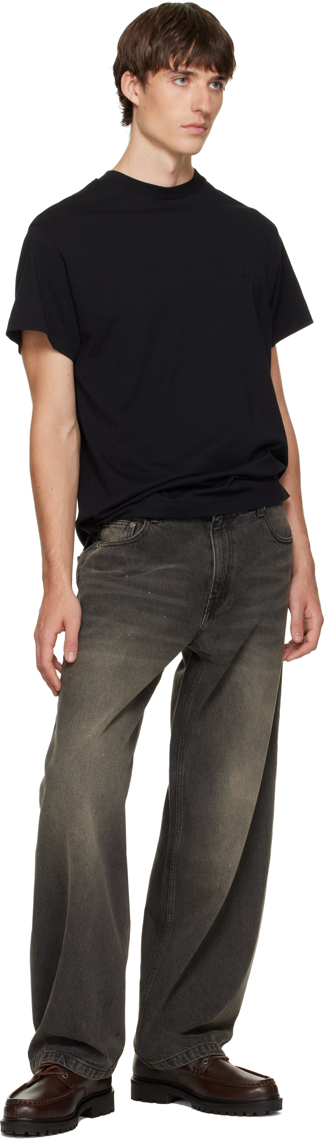 COOR - Brown Back Side Washed Jeans