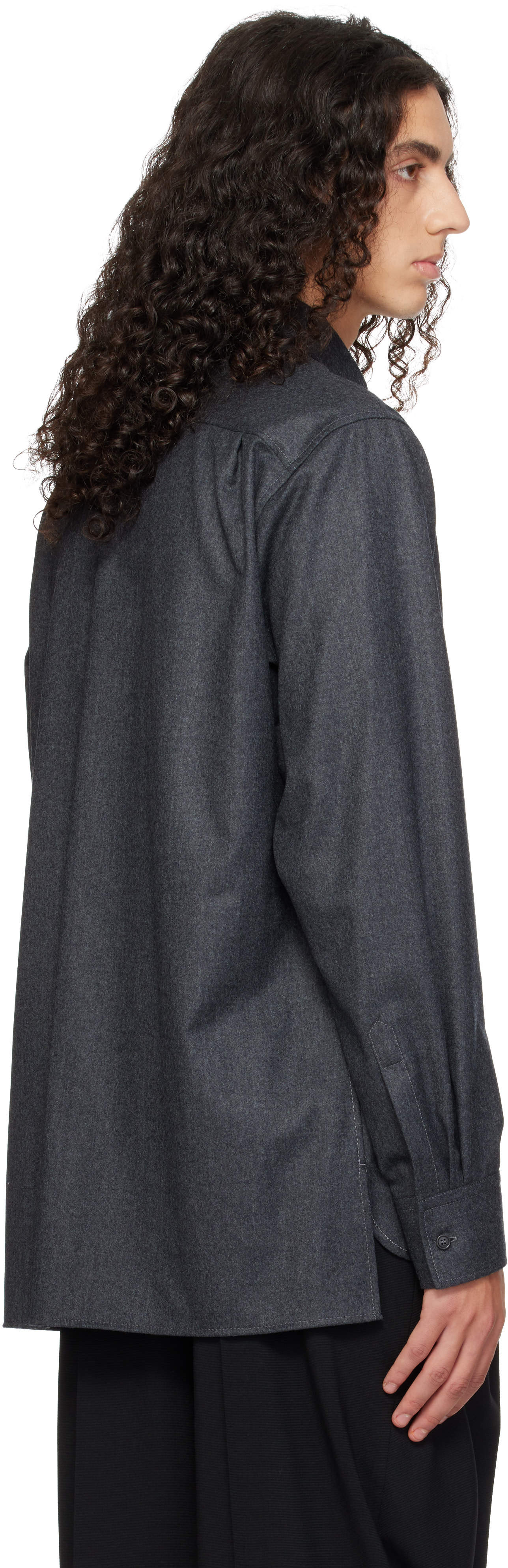 Lanvin - Gray Straight-Cut Overshirt