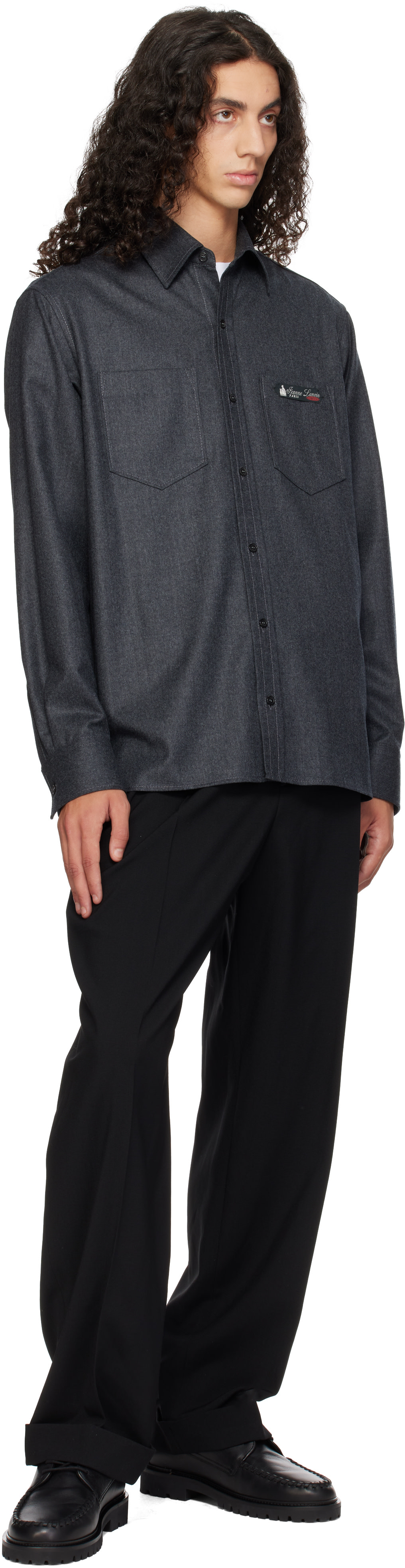 Lanvin - Gray Straight-Cut Overshirt