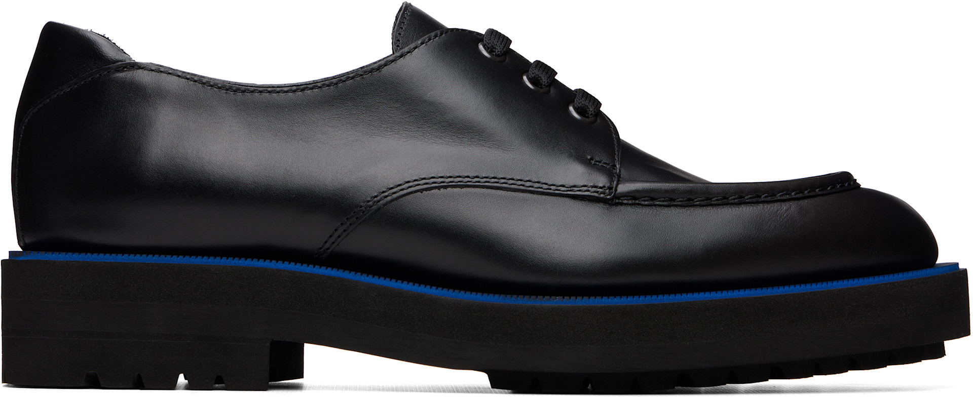 Lanvin - Black Soft Leather Derbys