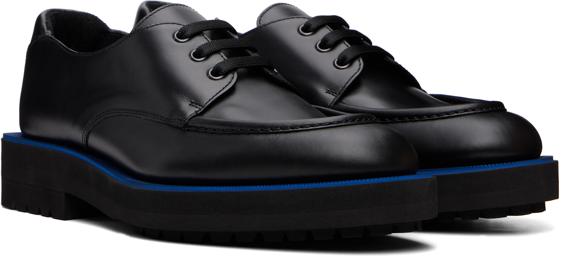 Lanvin - Black Soft Leather Derbys