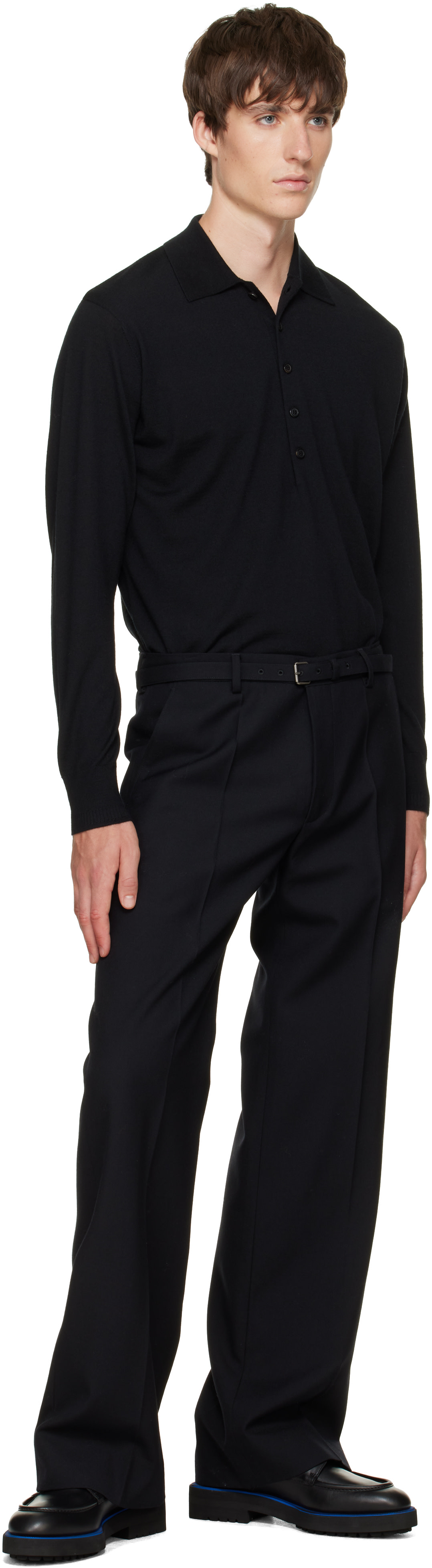Lanvin - Derbys noirs en cuir