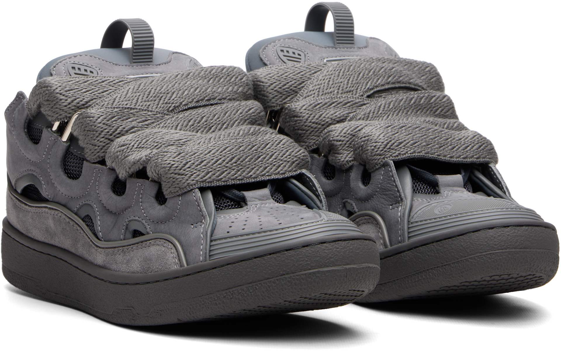 Lanvin - Baskets Curb grises