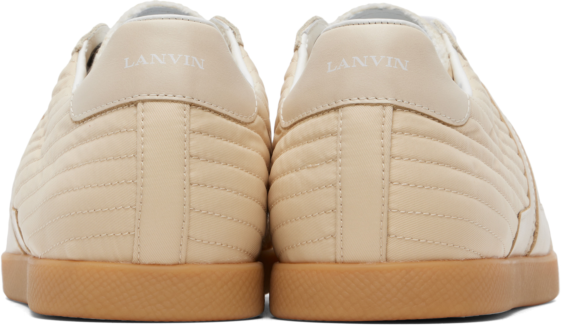 Lanvin - Baskets Glen 2.0 beiges en nylon