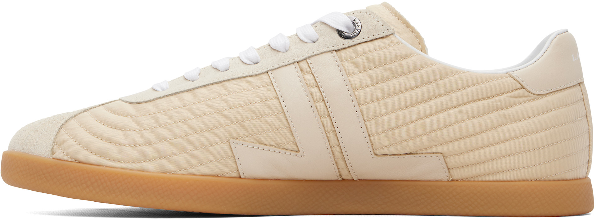 Lanvin - Baskets Glen 2.0 beiges en nylon