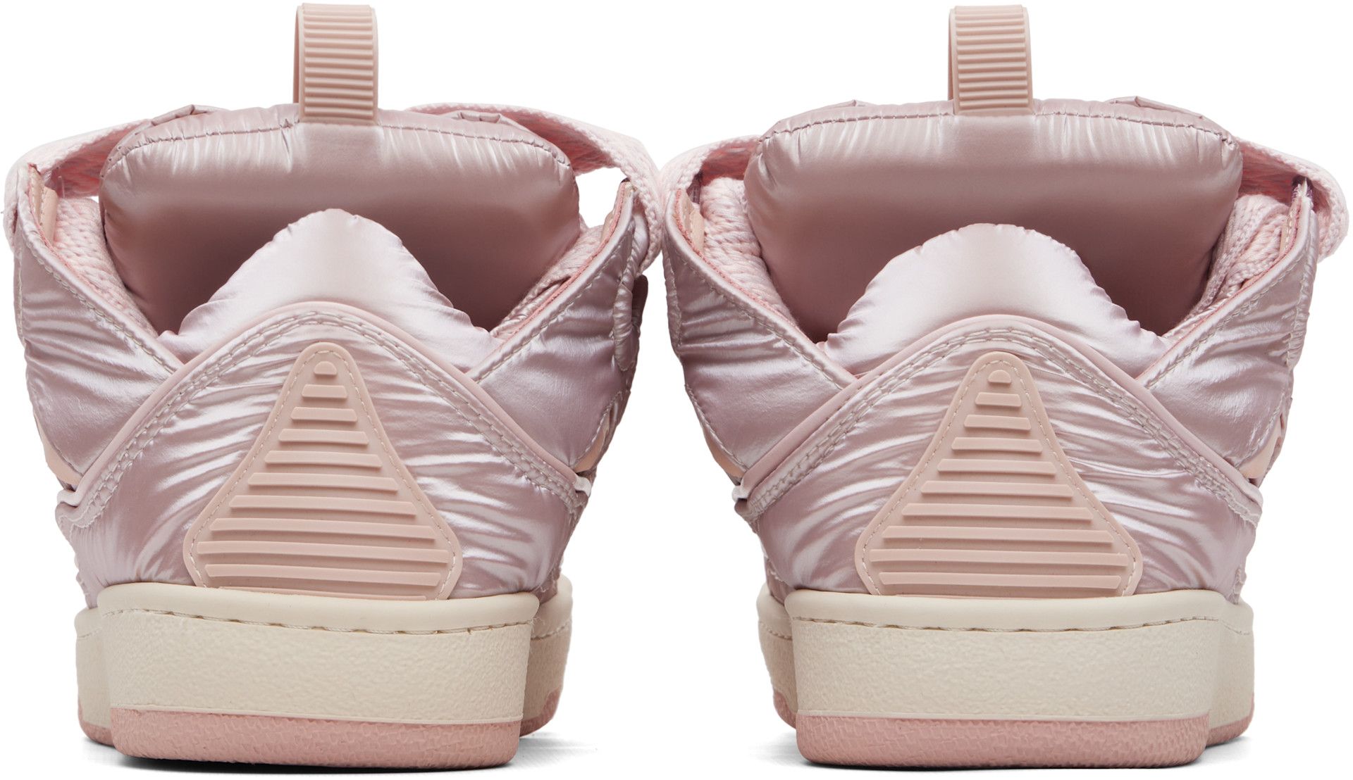 Lanvin - Baskets Curb roses en nylon