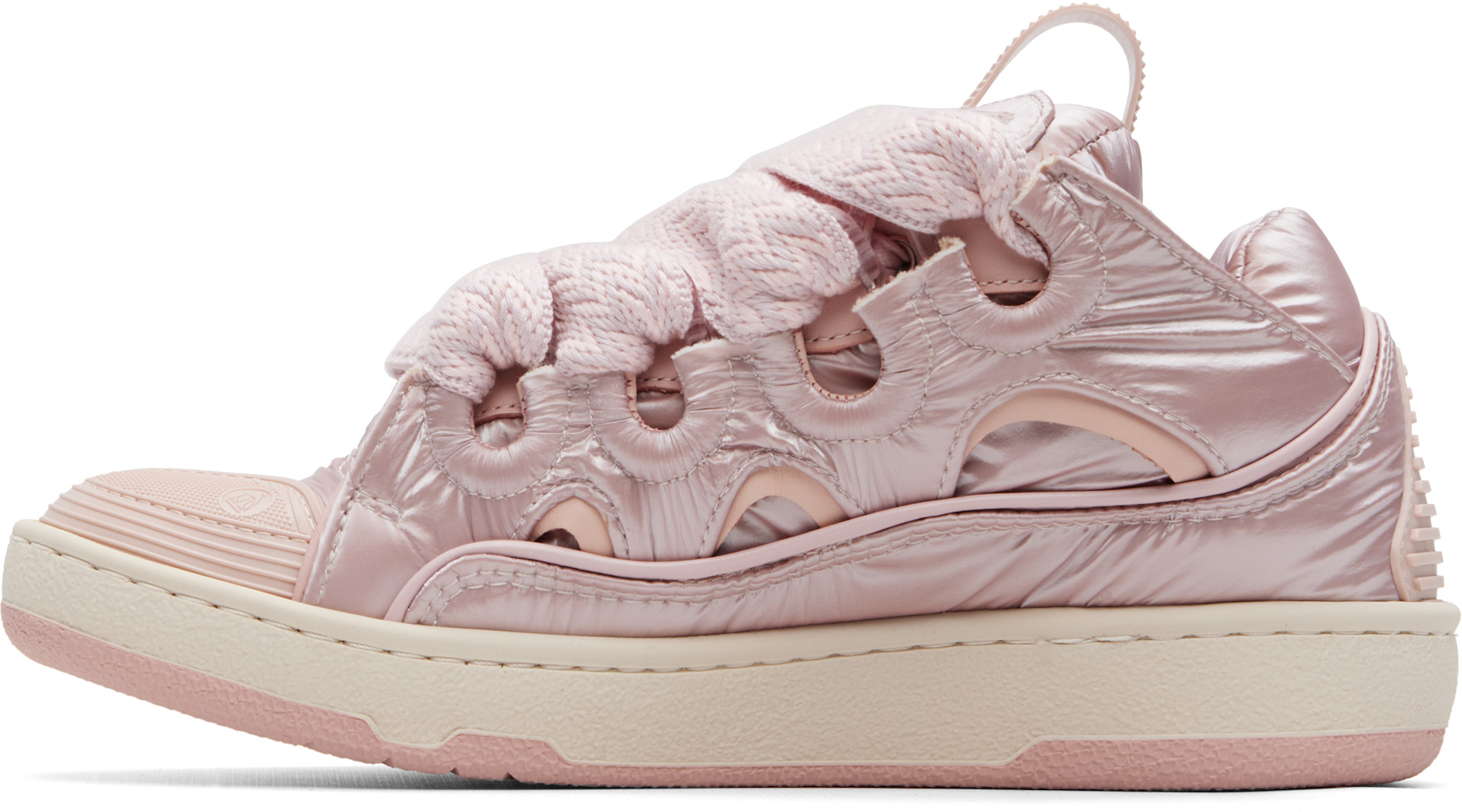 Lanvin - Pink Nylon Curb Sneakers