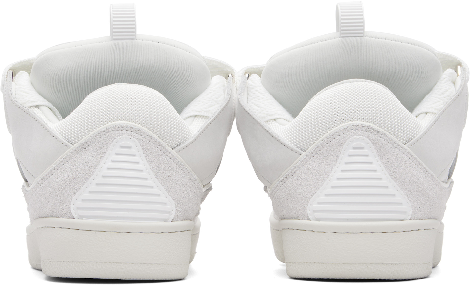 Lanvin - Baskets Curb blanches