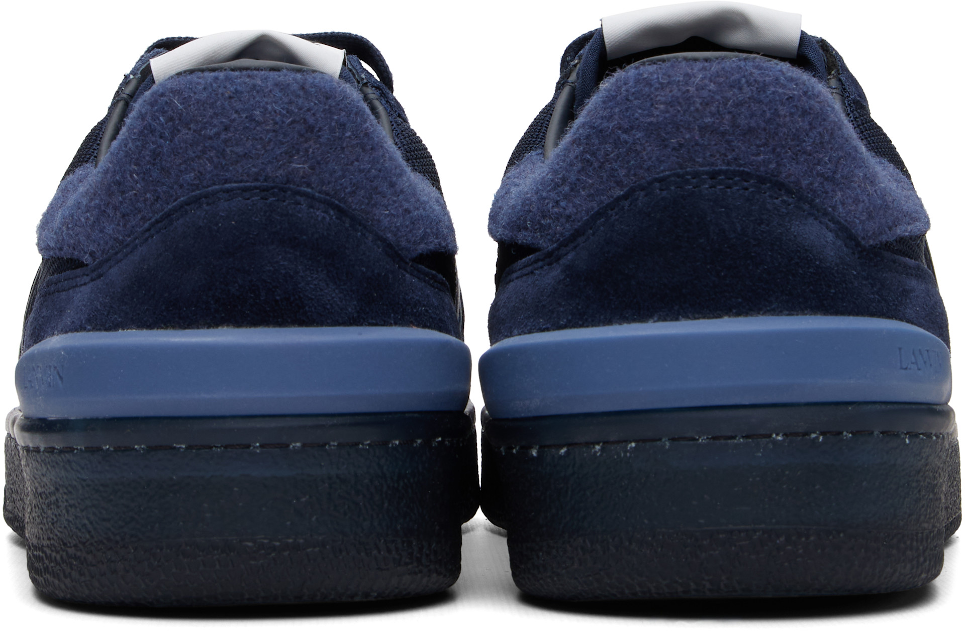 Lanvin - Blue Clay Felt Sneakers
