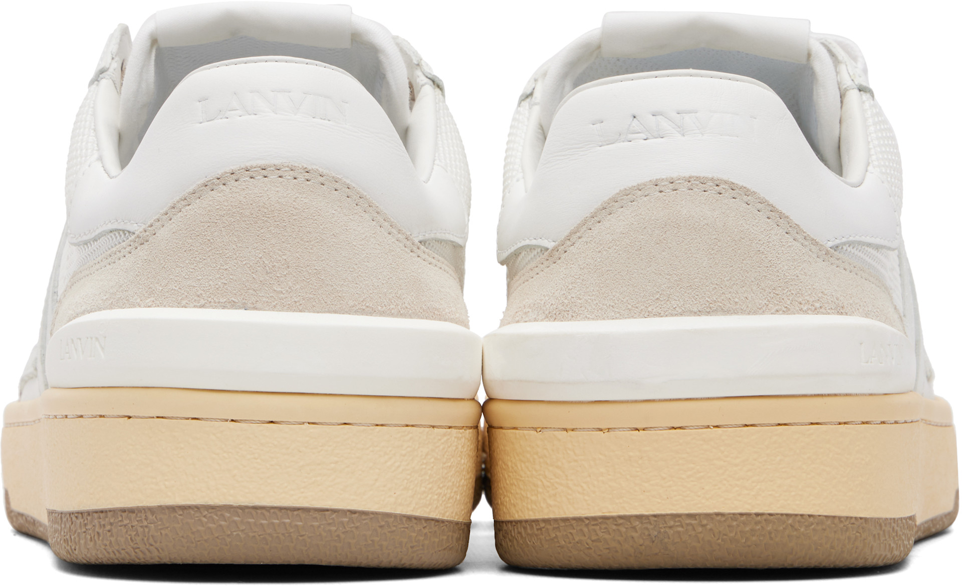 Lanvin - White Clay Sneakers