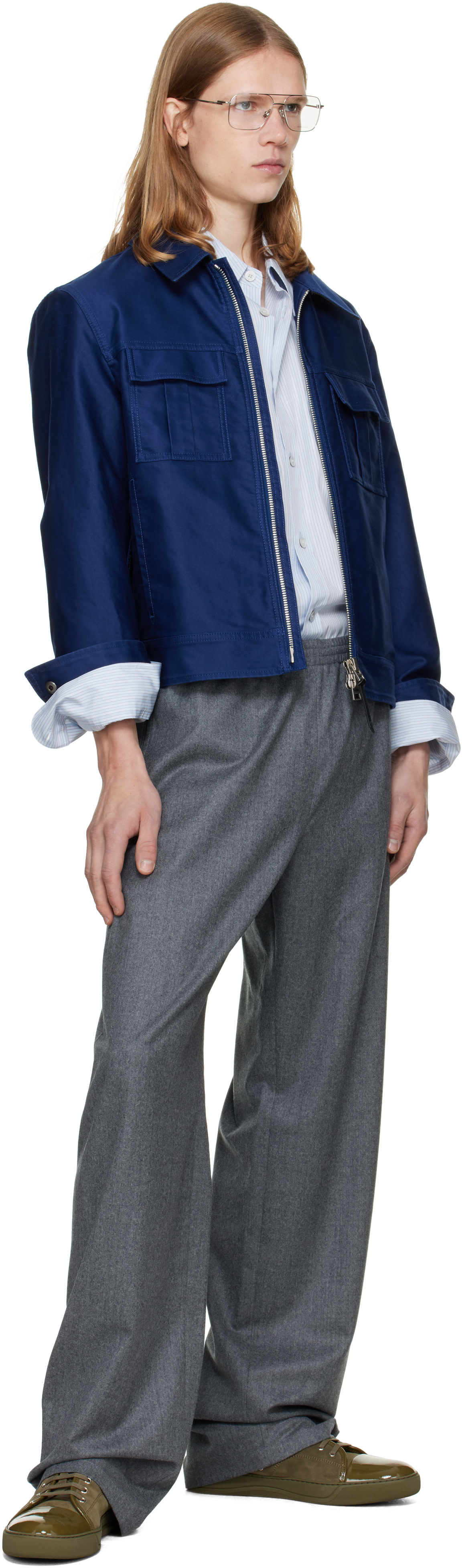 Lanvin - カーキ DBB1 スニーカー