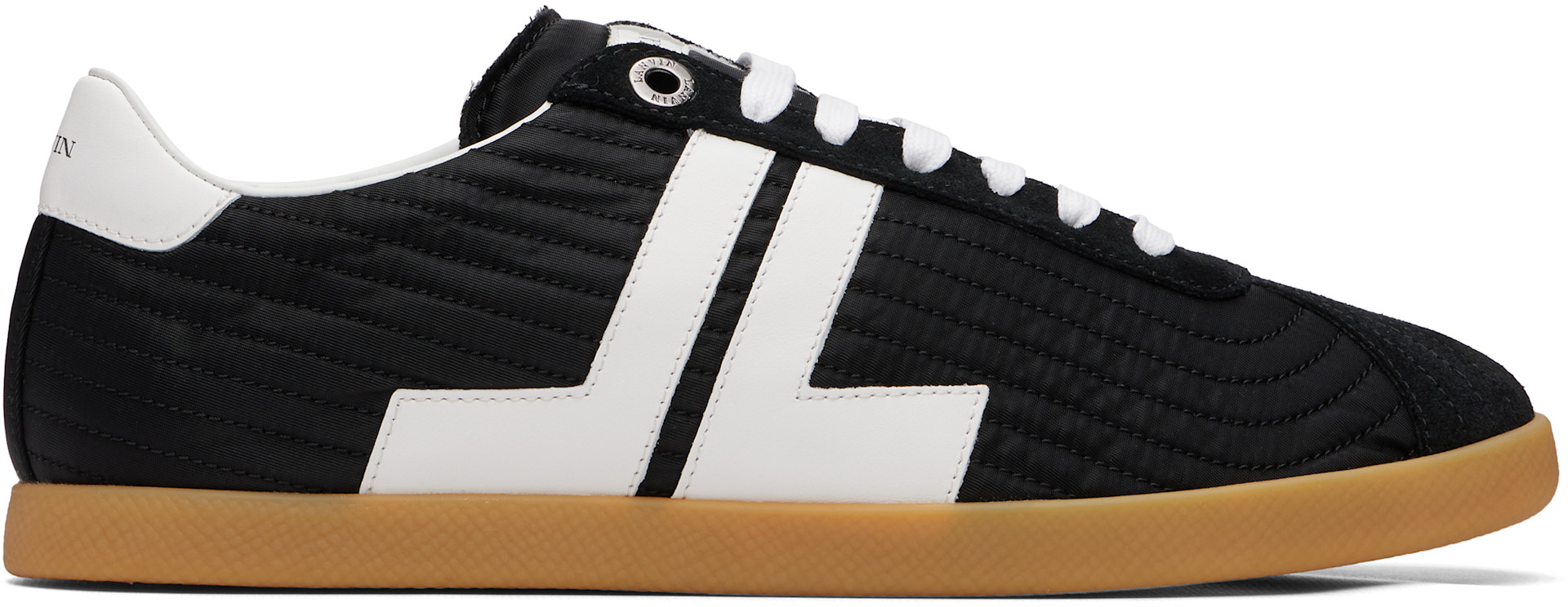 Lanvin: ブラック Nylon Glen 2.0 スニーカー | SSENSE 日本