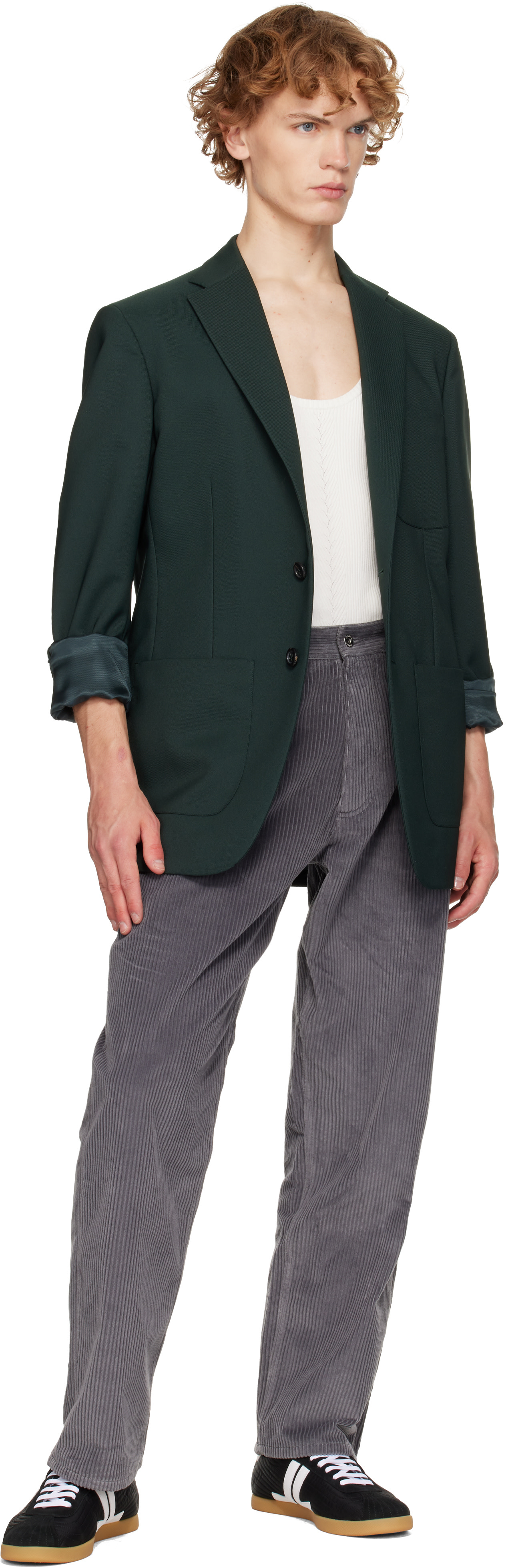 Lanvin: ブラック Nylon Glen 2.0 スニーカー | SSENSE 日本