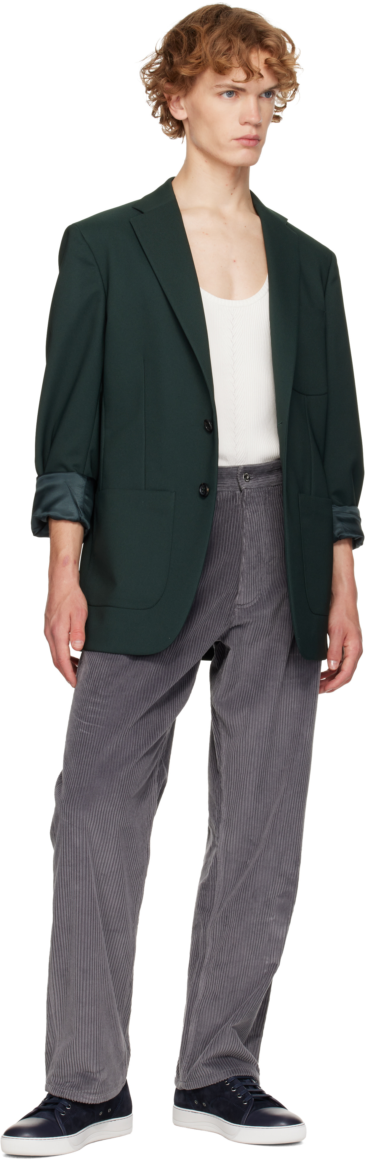 Lanvin - 네이비 DBB1 스니커즈