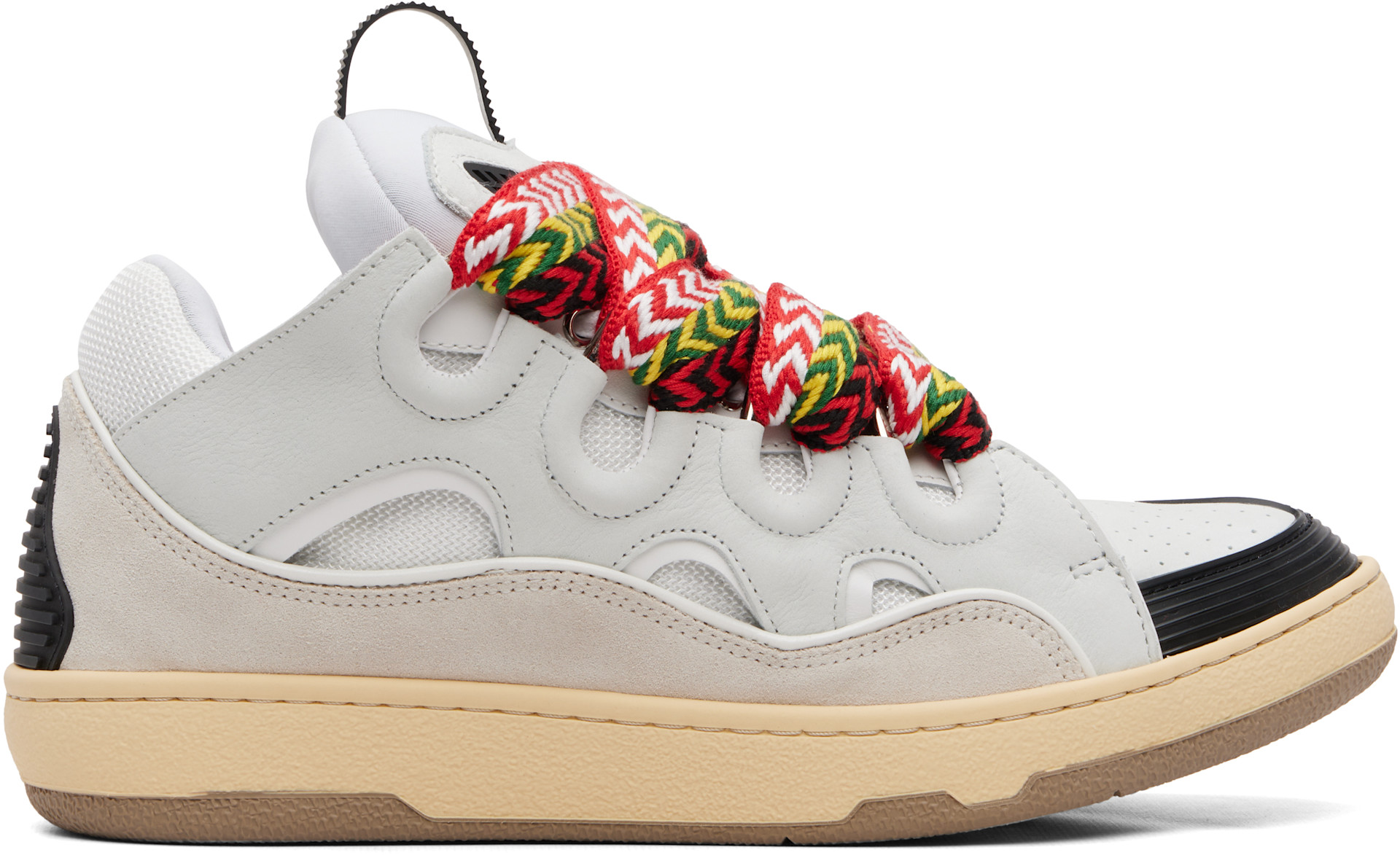 Lanvin - Baskets Curb blanches