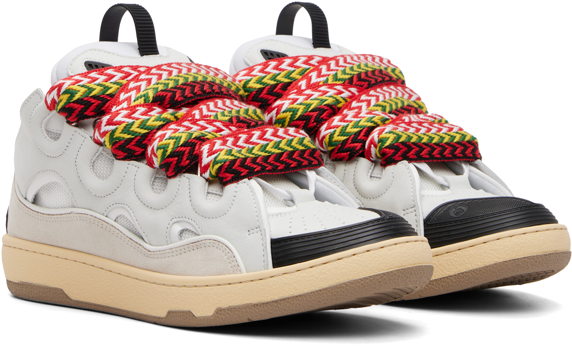 Lanvin - White Curb Sneakers