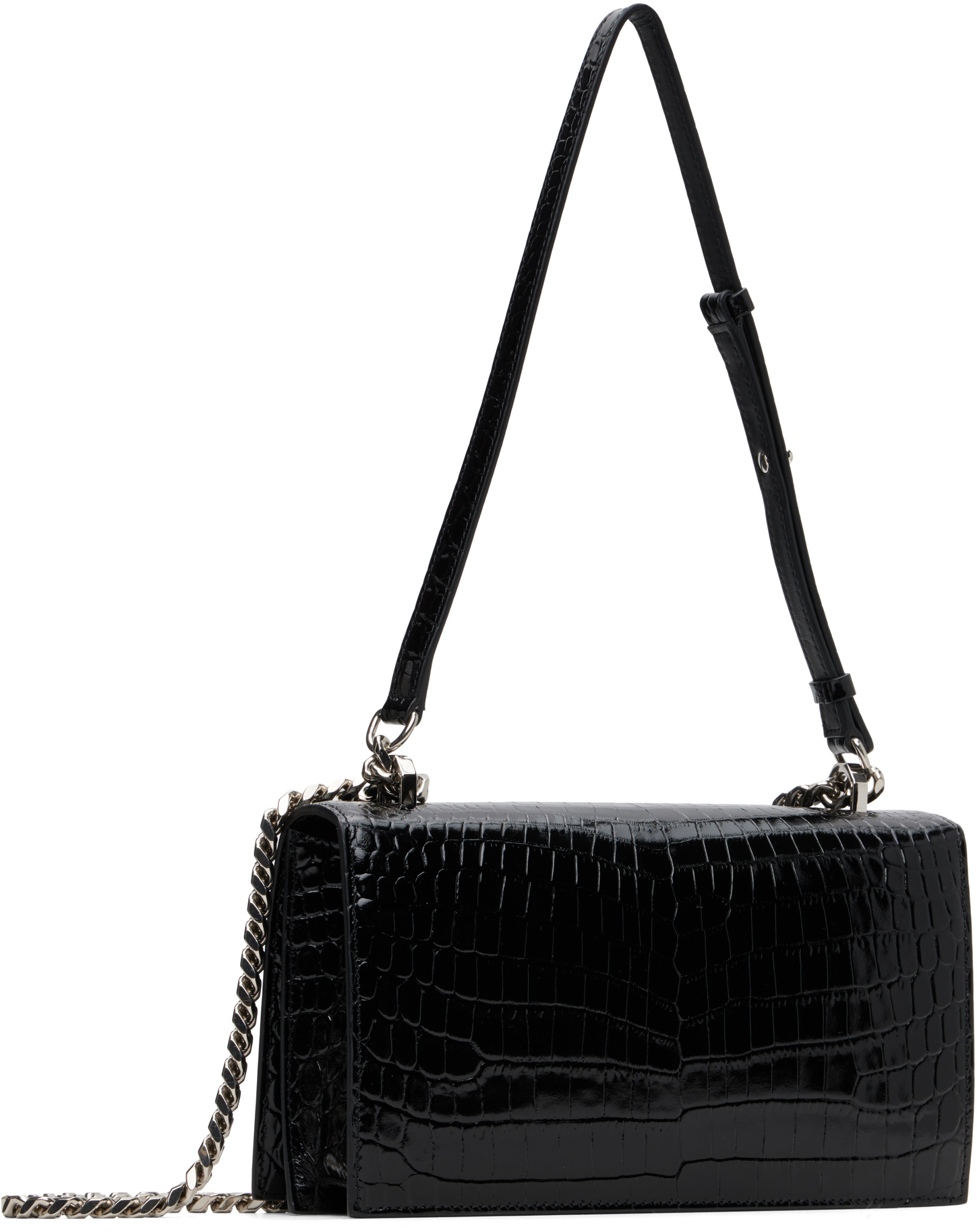 McQueen - Sac noir à ferrure graphique
