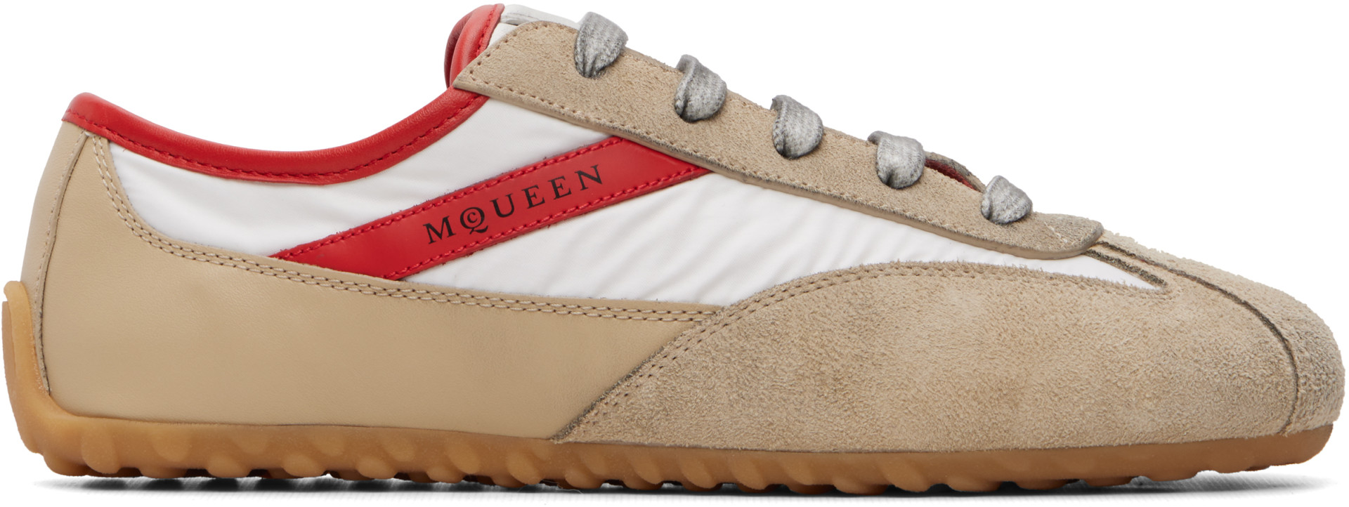 McQueen - 베이지 박스 스니커즈