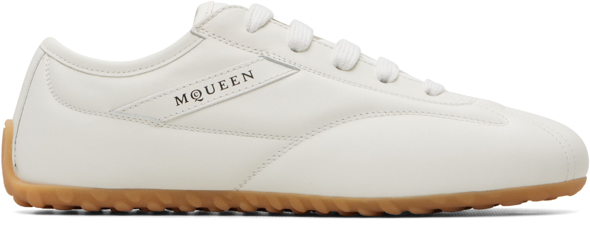 McQueen - Baskets rembourrées blanches