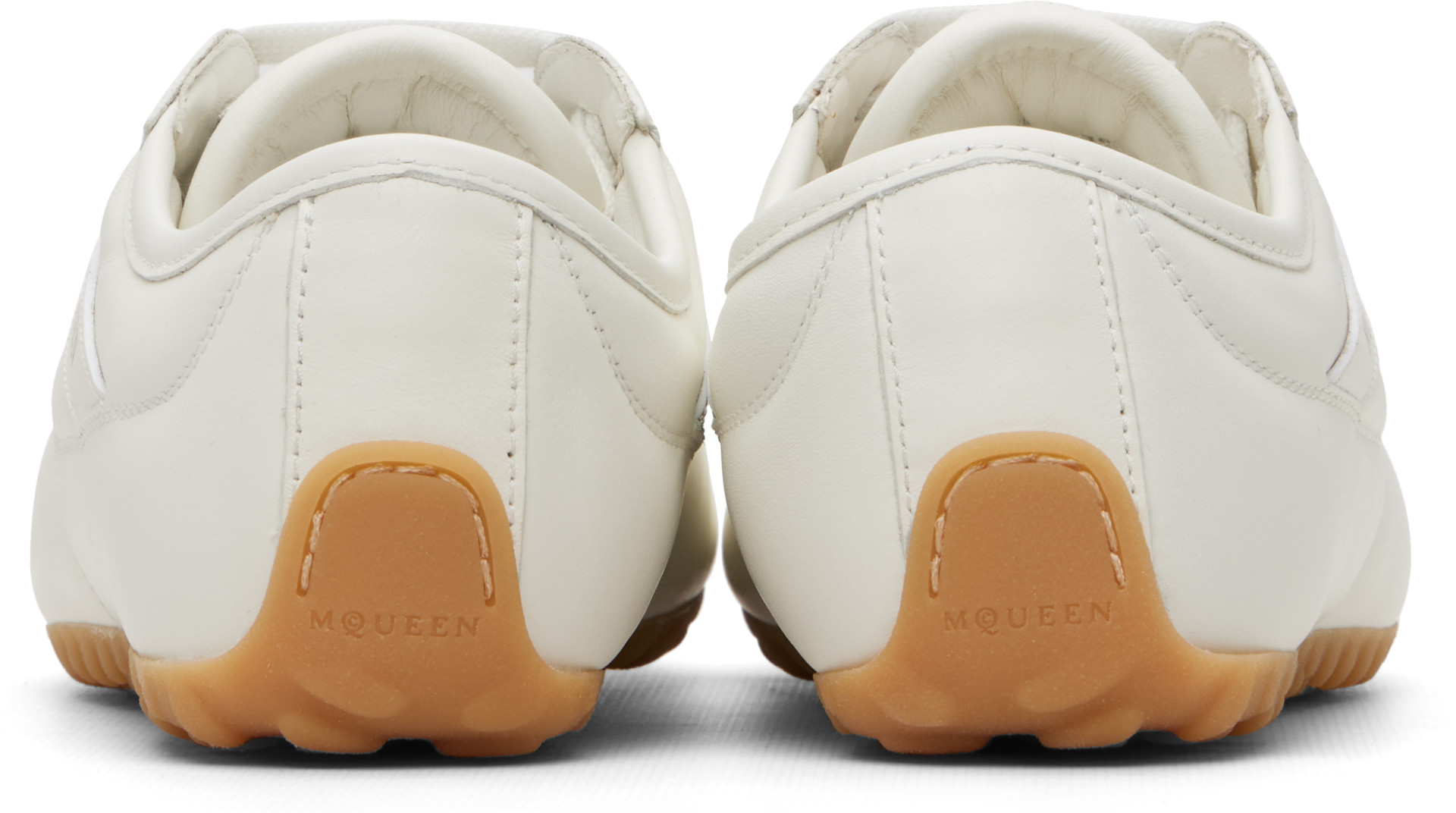 McQueen - Baskets rembourrées blanches