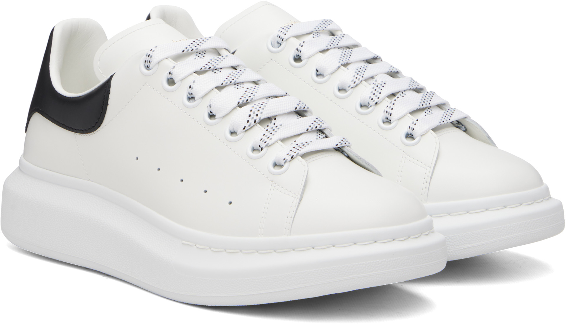 McQueen - Baskets Oversized blanc et noir