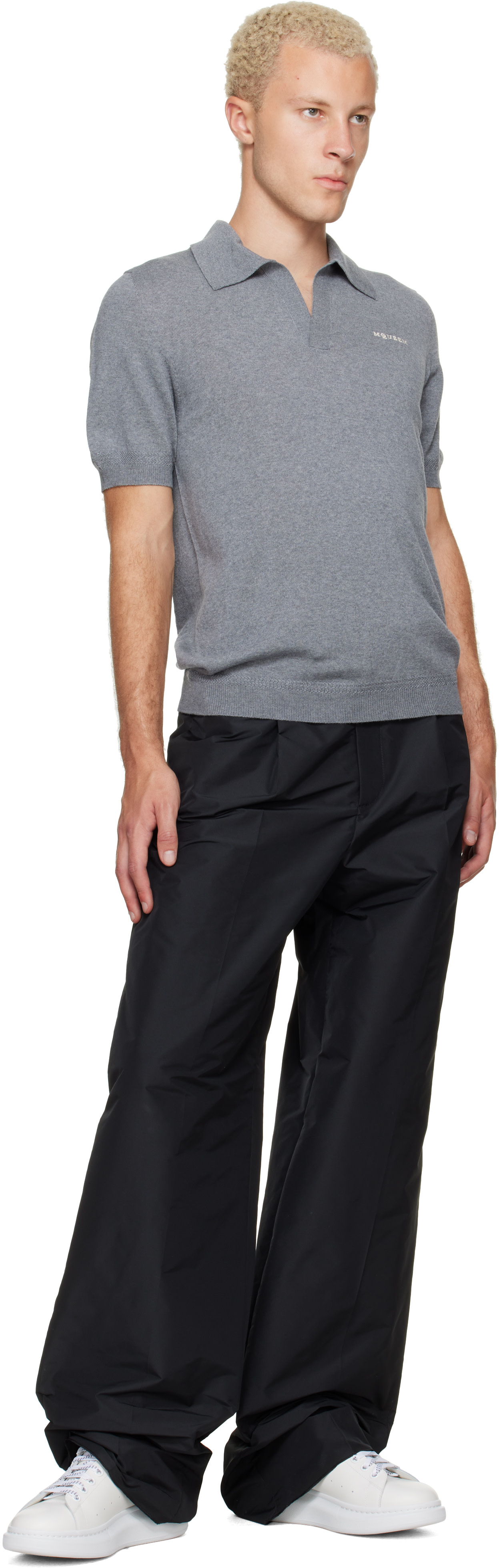 McQueen - Baskets Oversized blanc et noir