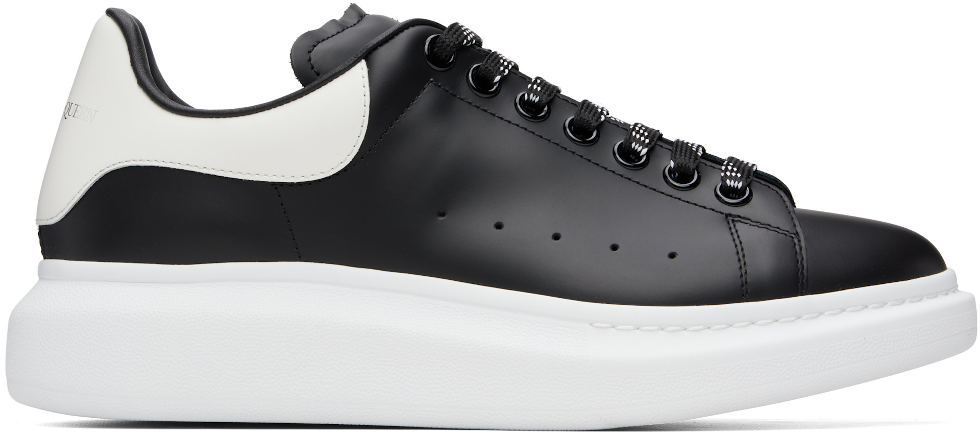 McQueen - Baskets Oversized noir et blanc