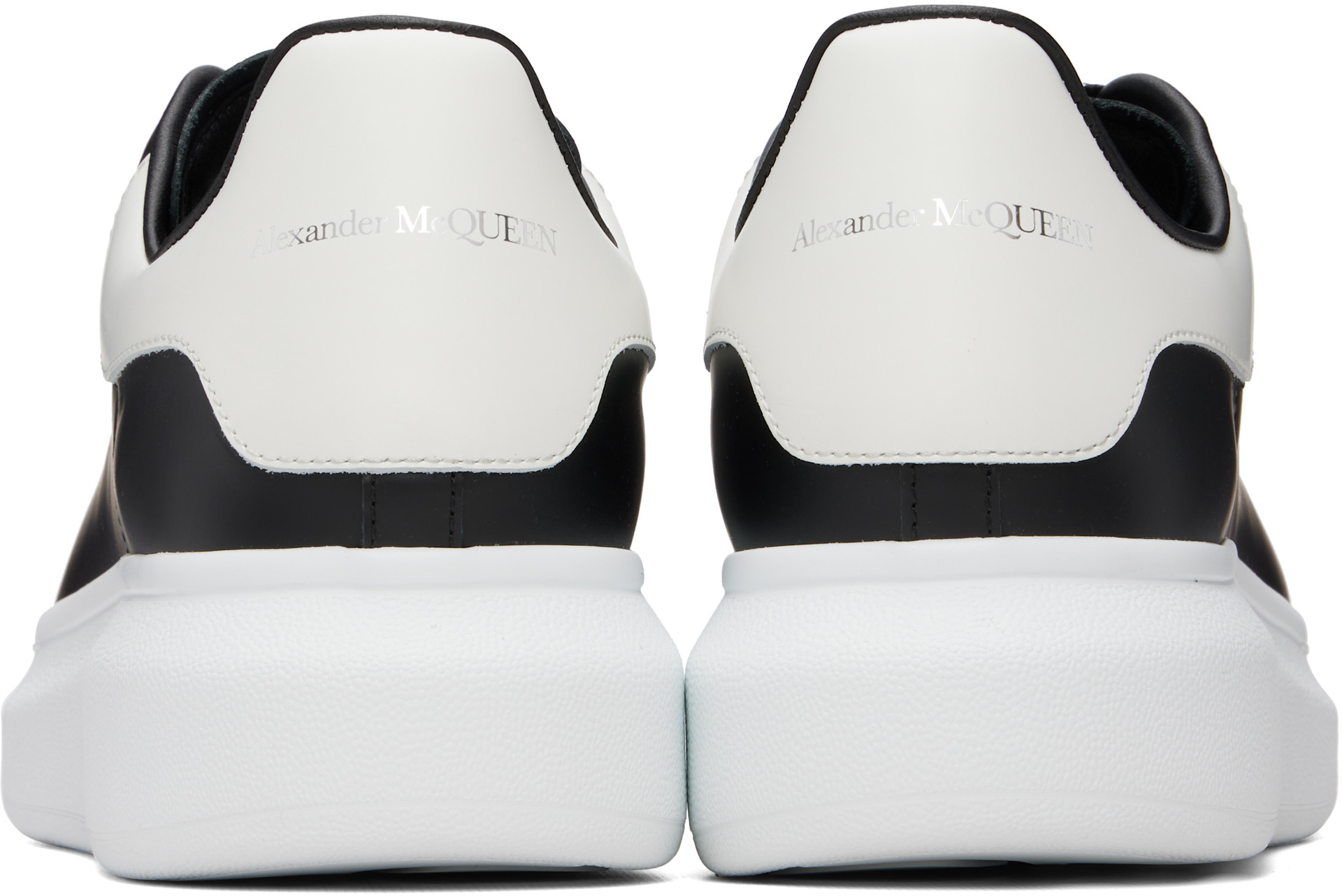 McQueen - Baskets Oversized noir et blanc