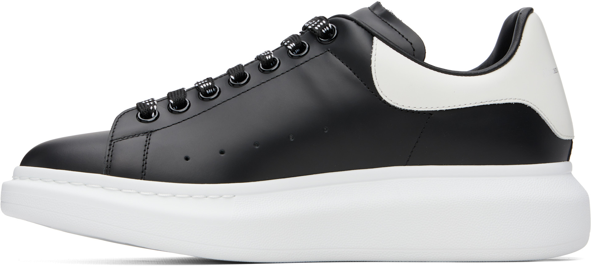 McQueen - Baskets Oversized noir et blanc