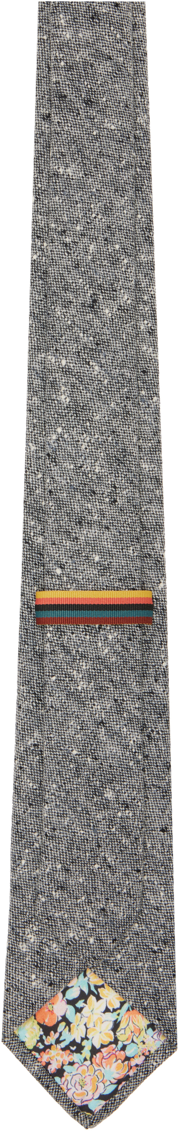 Paul Smith - Gray Wool Donegal Tie