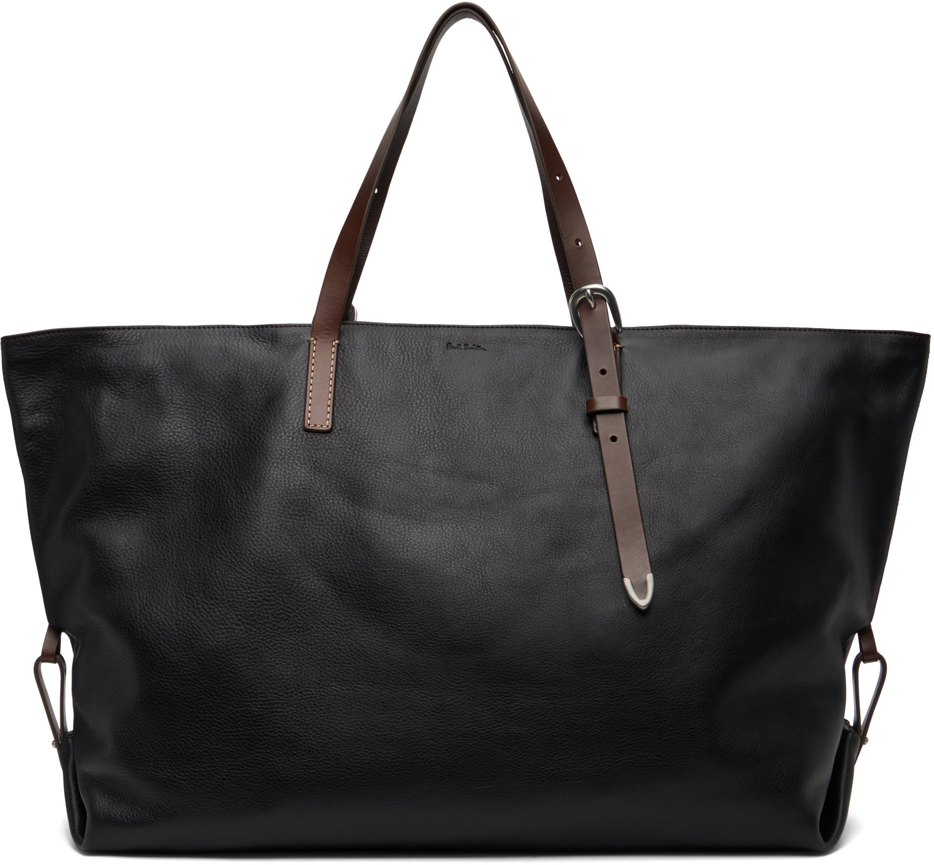 Paul Smith - Black Leather Duffle Bag