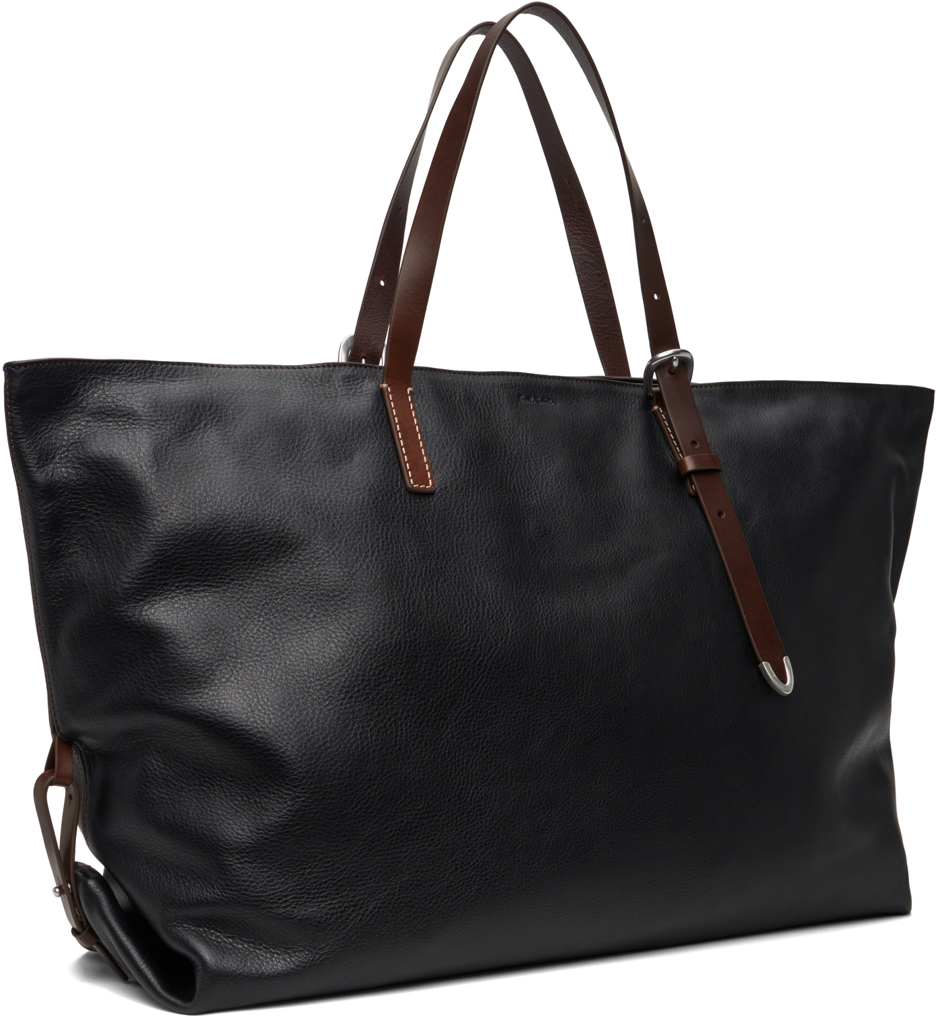 Paul Smith - Black Leather Duffle Bag