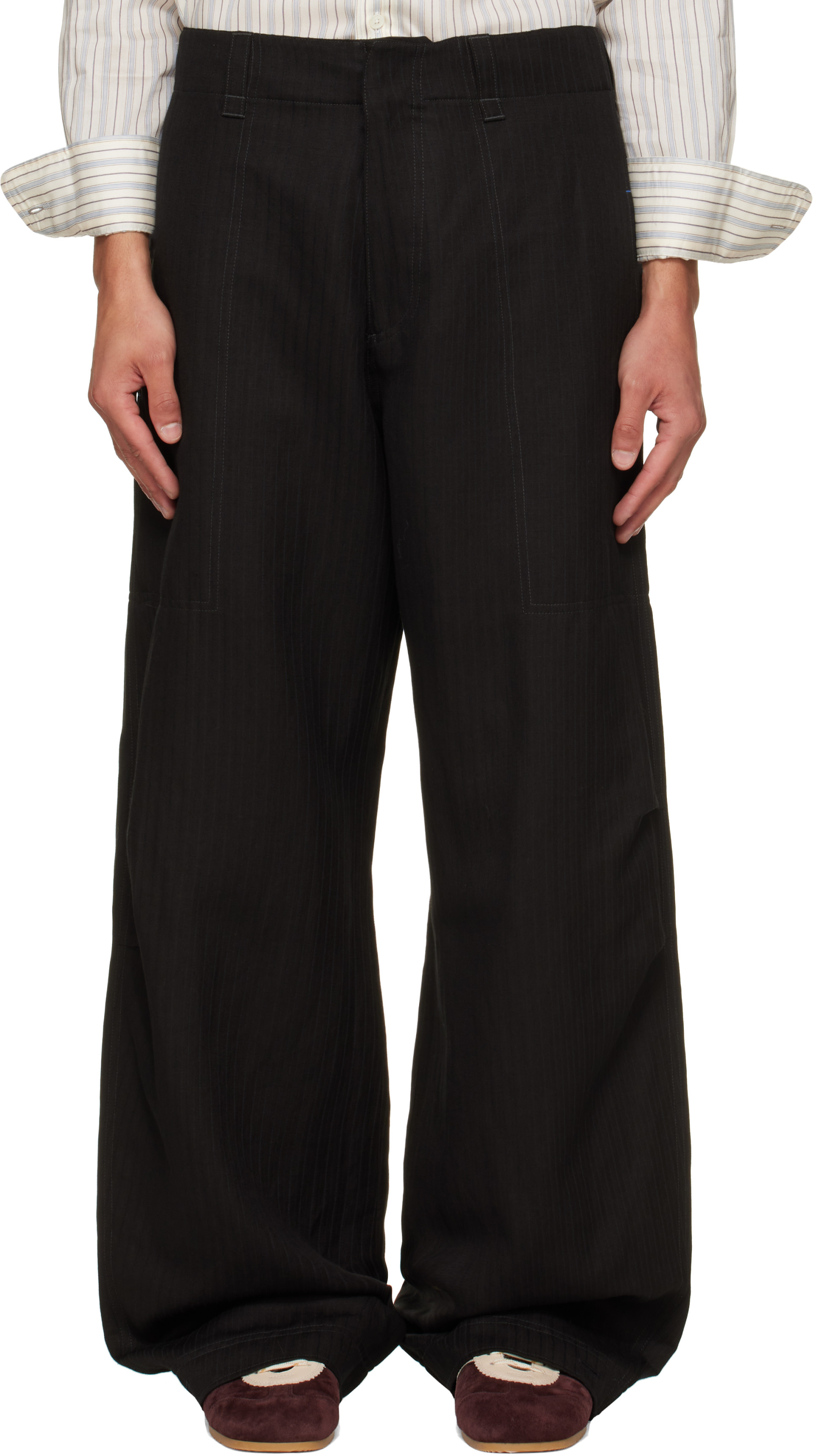 Paul Smith - Pantalon bourgeron noir