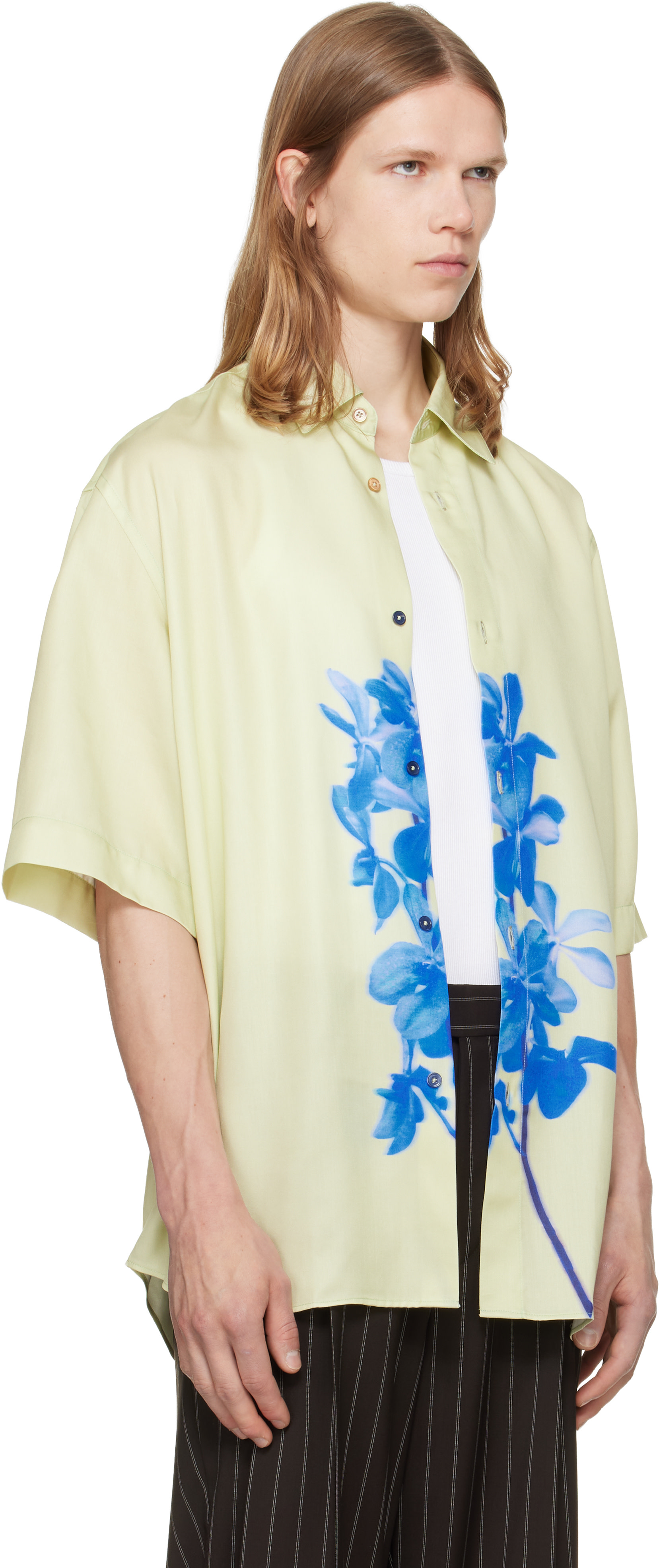 Paul Smith - 그린 S/S 오버사이즈 셔츠