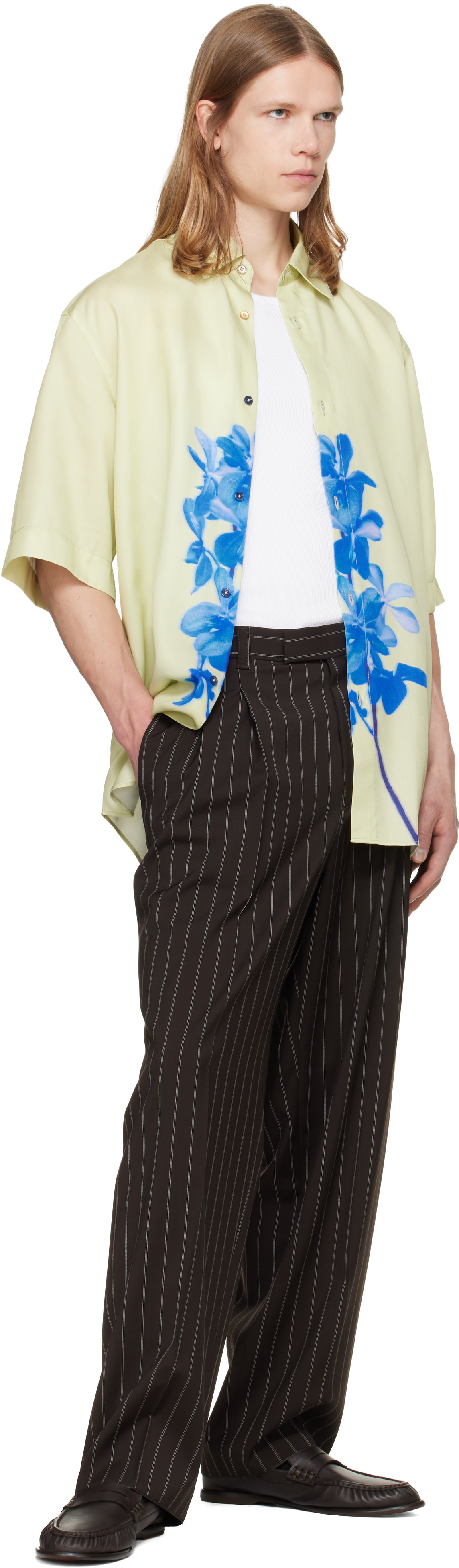 Paul Smith - 그린 S/S 오버사이즈 셔츠