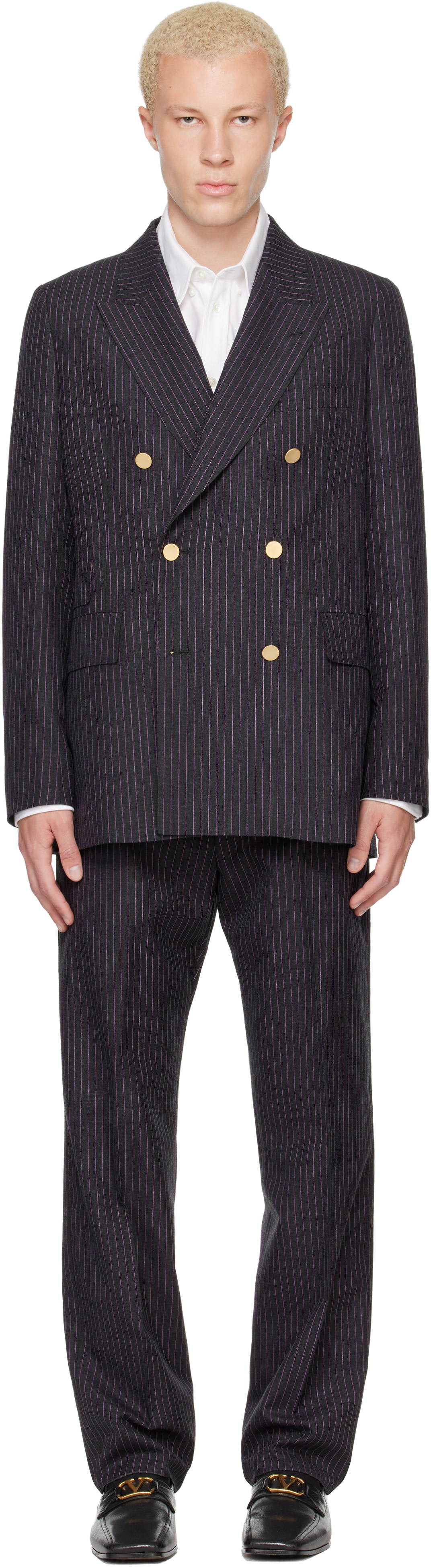 Paul Smith - Complet brun à double boutonnage