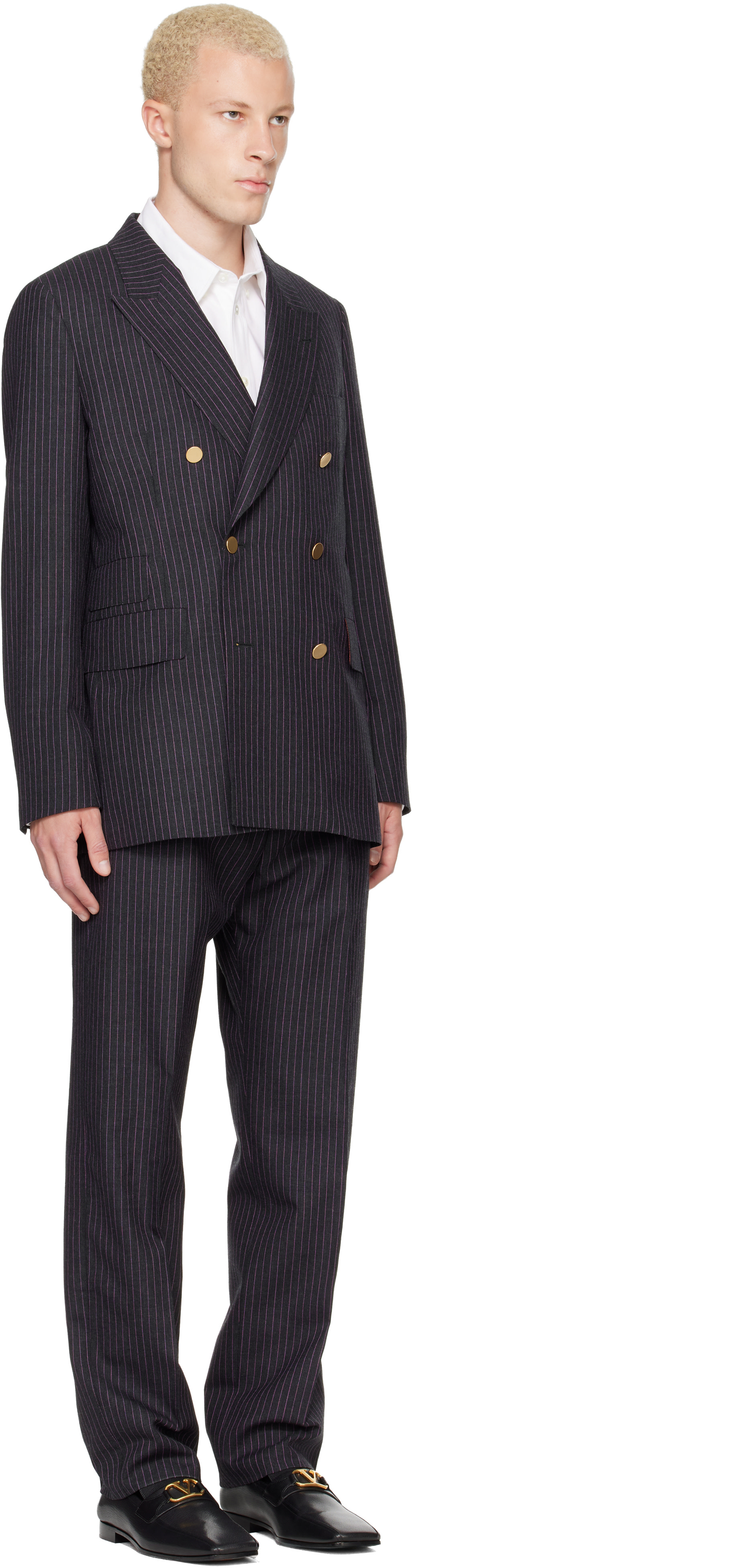 Paul Smith - Complet brun à double boutonnage