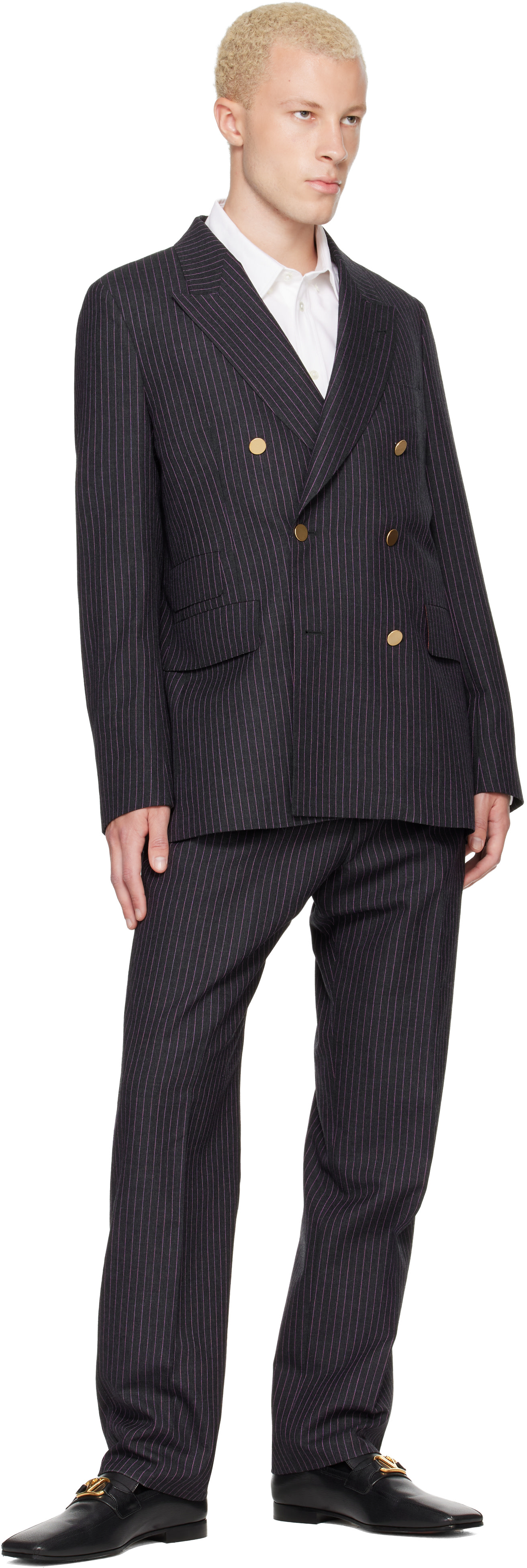 Paul Smith - Complet brun à double boutonnage