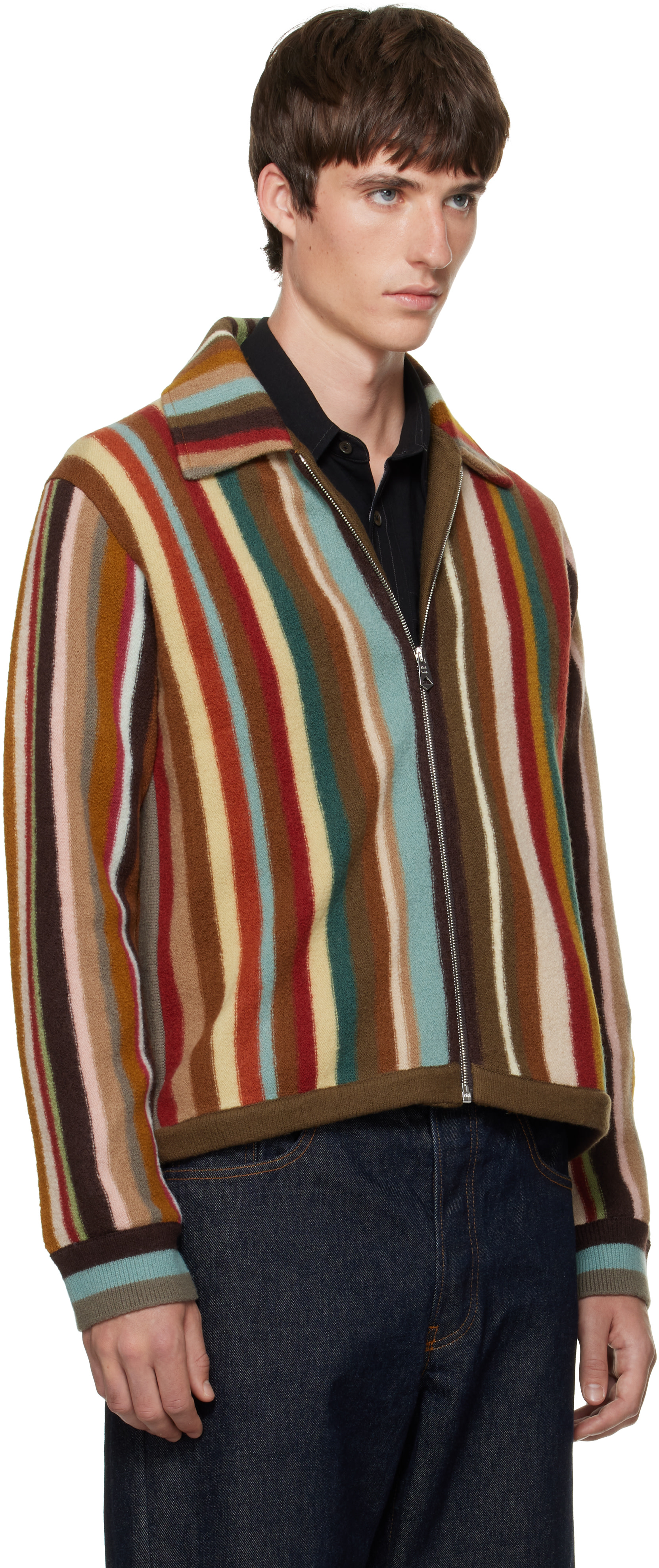 Paul Smith - マルチカラー Zip Thru セーター