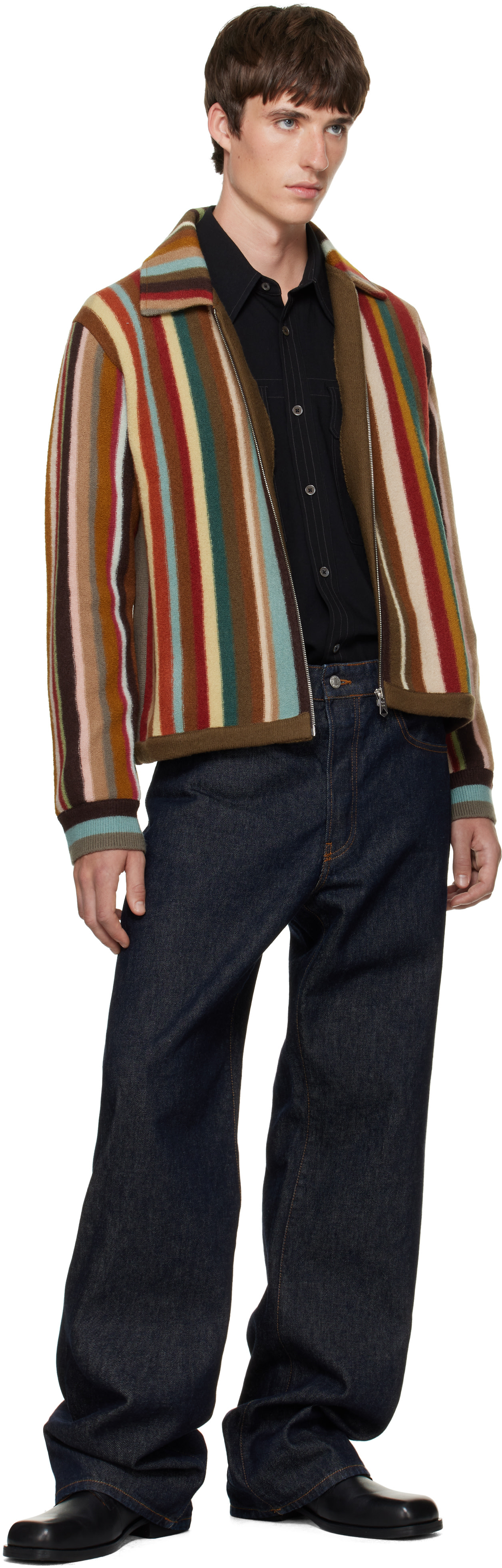 Paul Smith - マルチカラー Zip Thru セーター