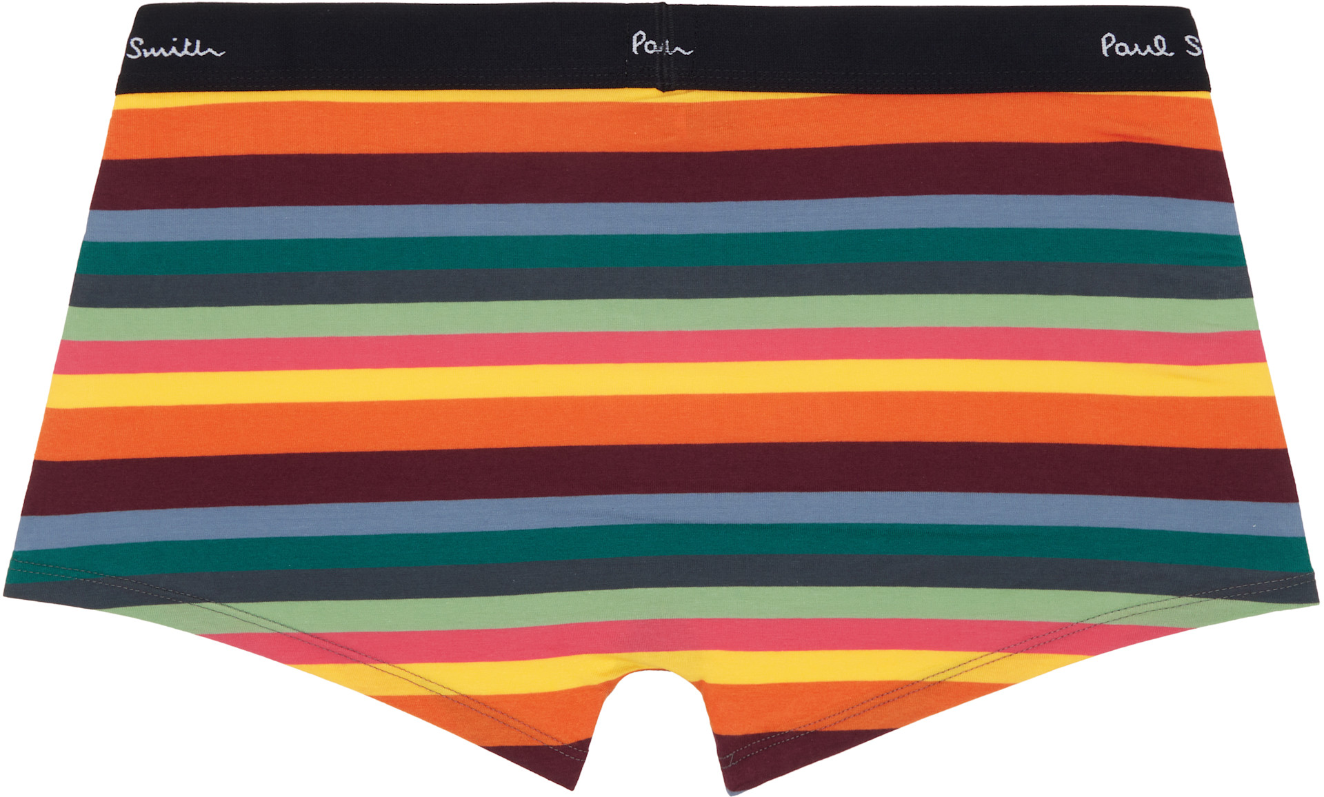 Paul Smith - Five-Pack Multicolor 'Artist Stripe' Organic Boxer Briefs