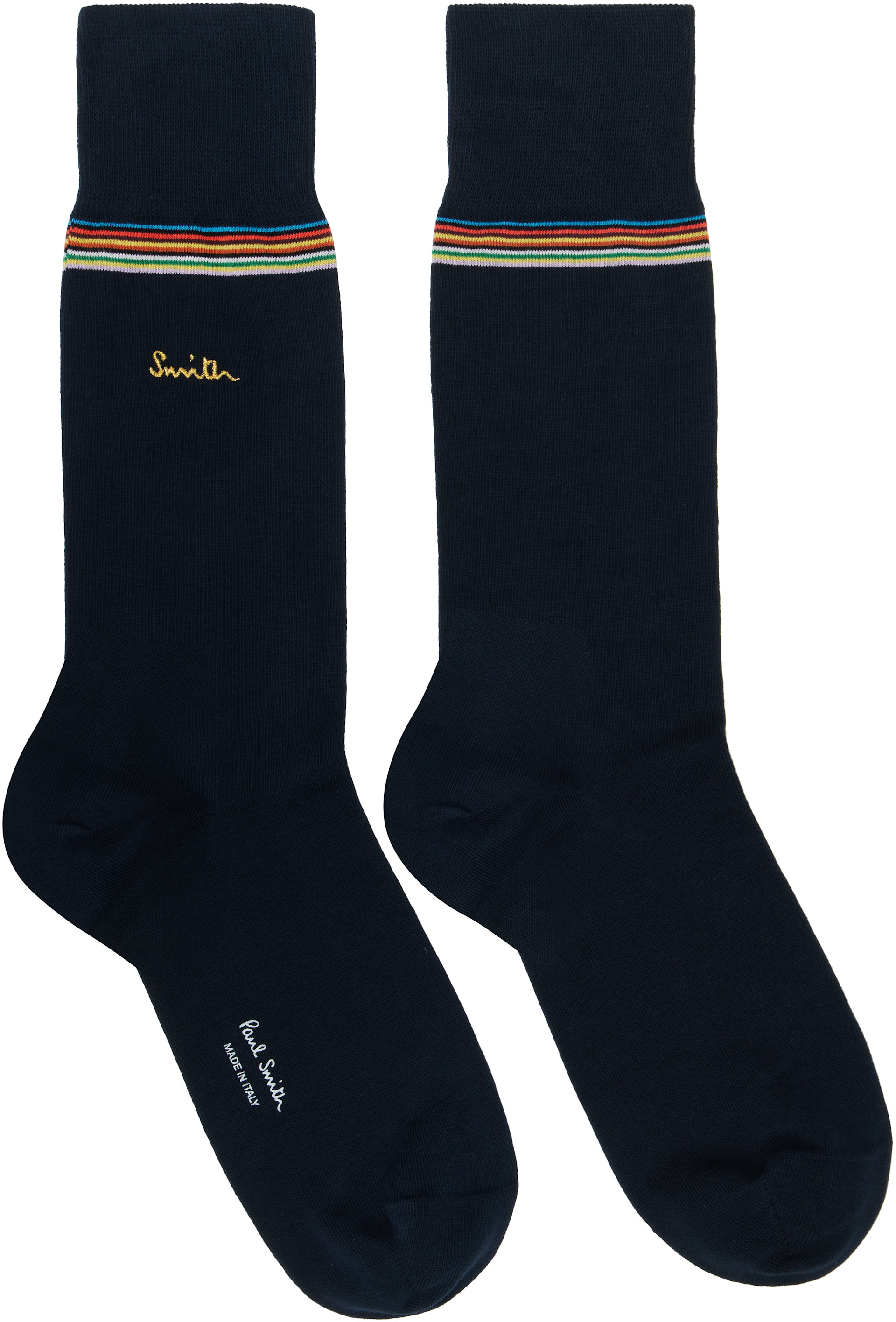 Paul Smith - 멀티컬러 아티스트 스트라이프 양말 세트