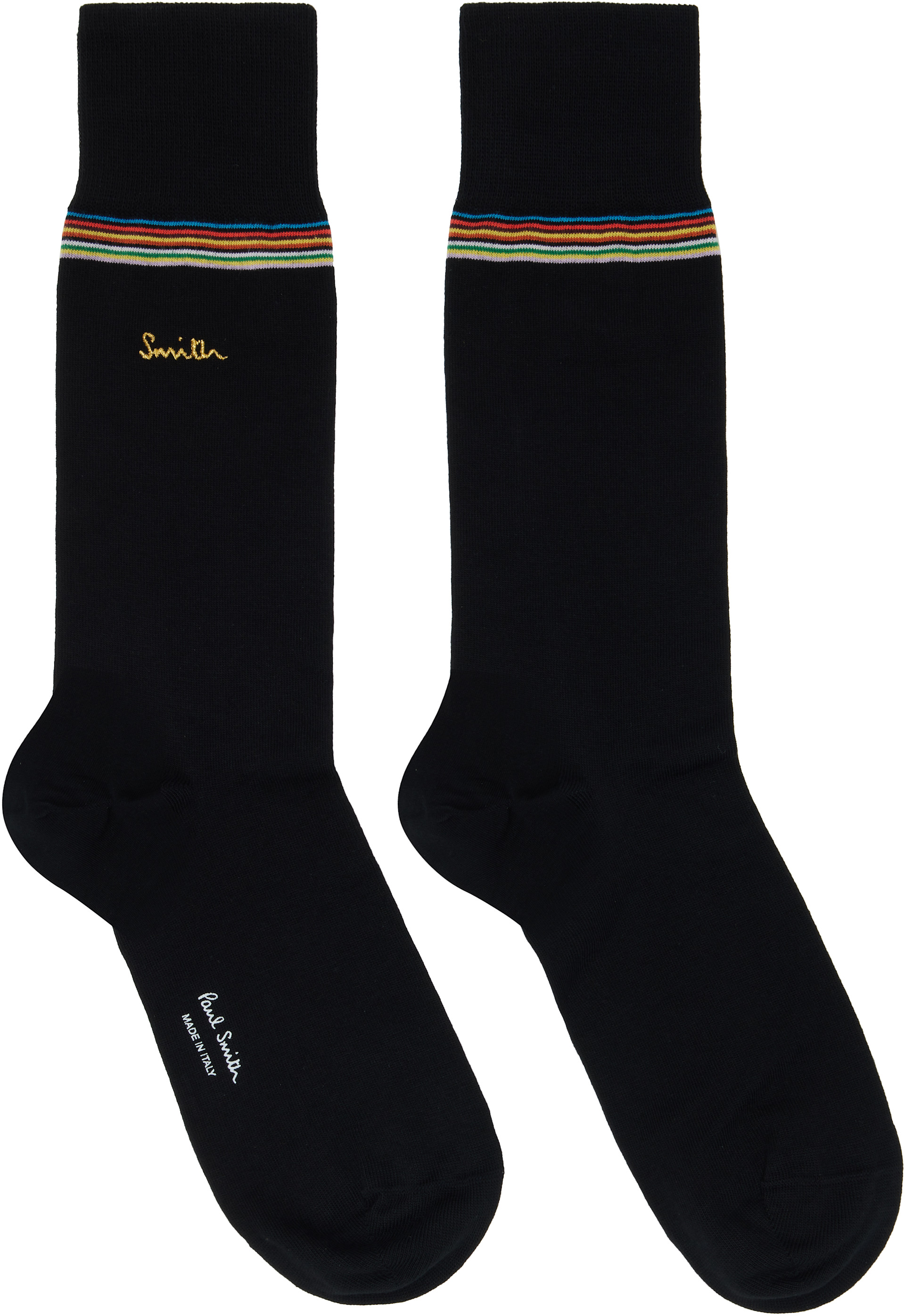 Paul Smith - 멀티컬러 아티스트 스트라이프 양말 세트