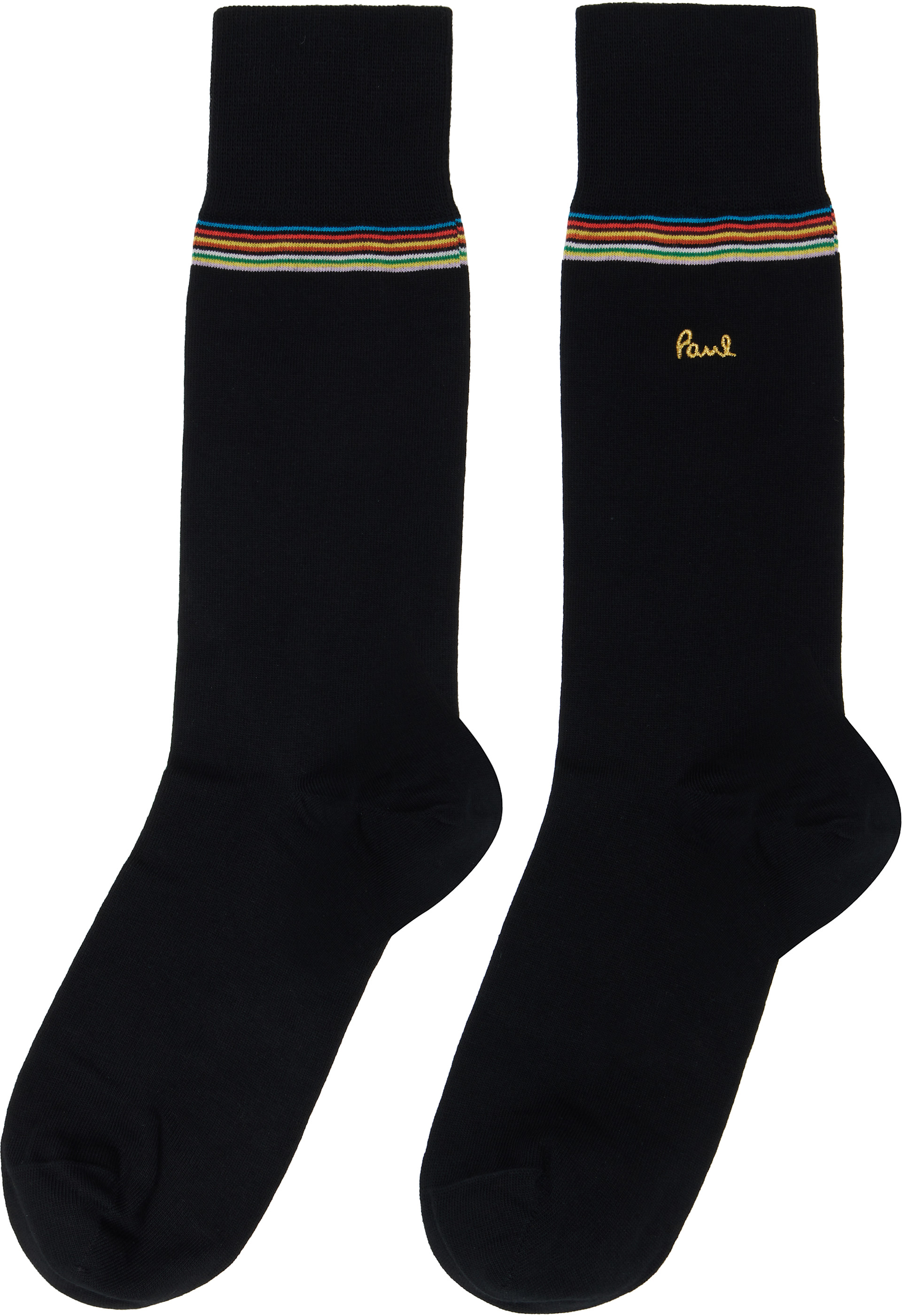 Paul Smith - 멀티컬러 아티스트 스트라이프 양말 세트