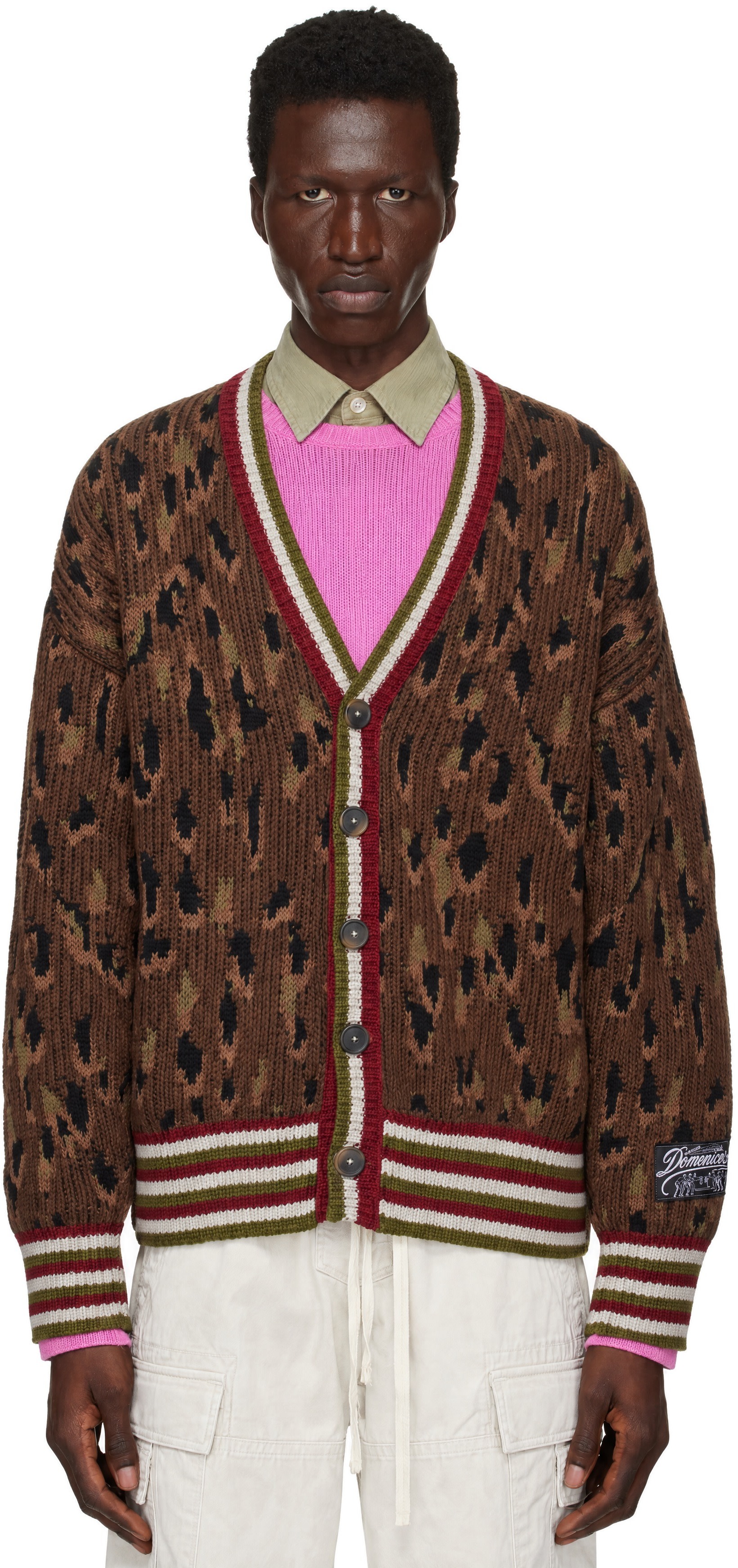 PDF - Brown Knit Cardigan