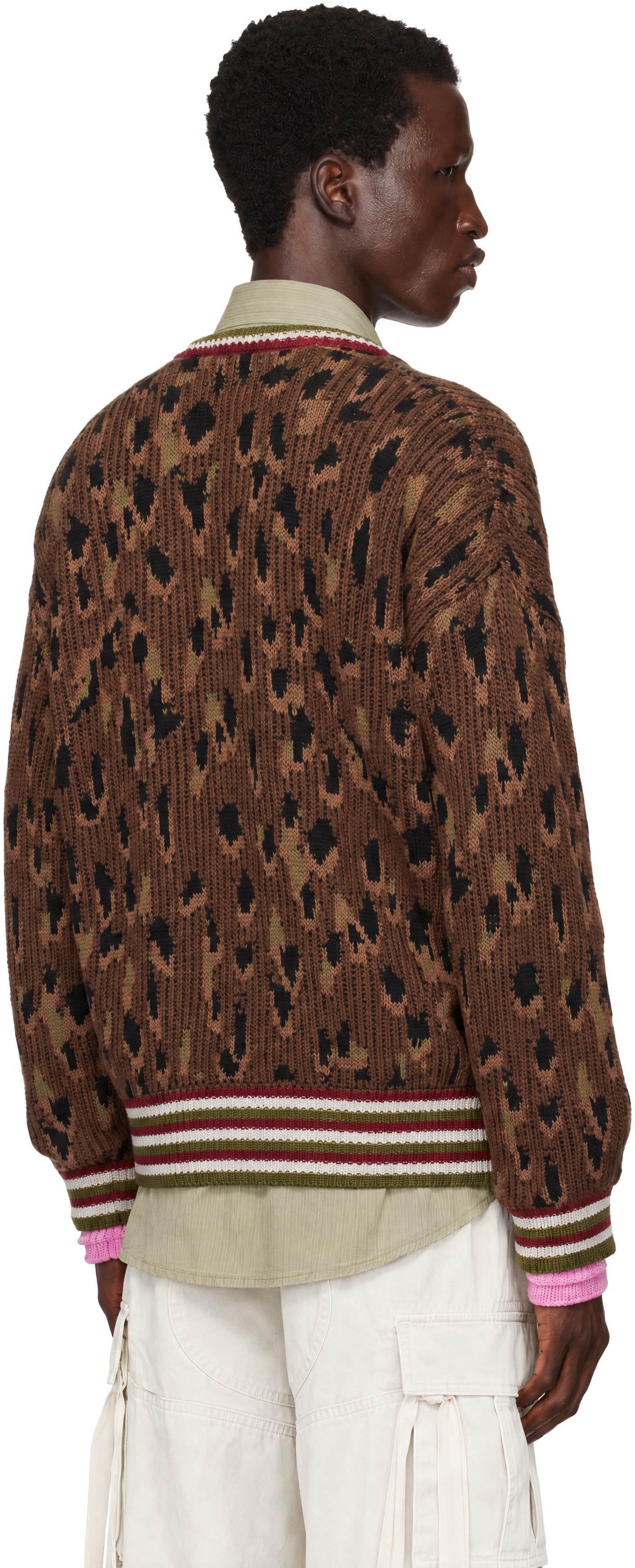 PDF - Brown Knit Cardigan